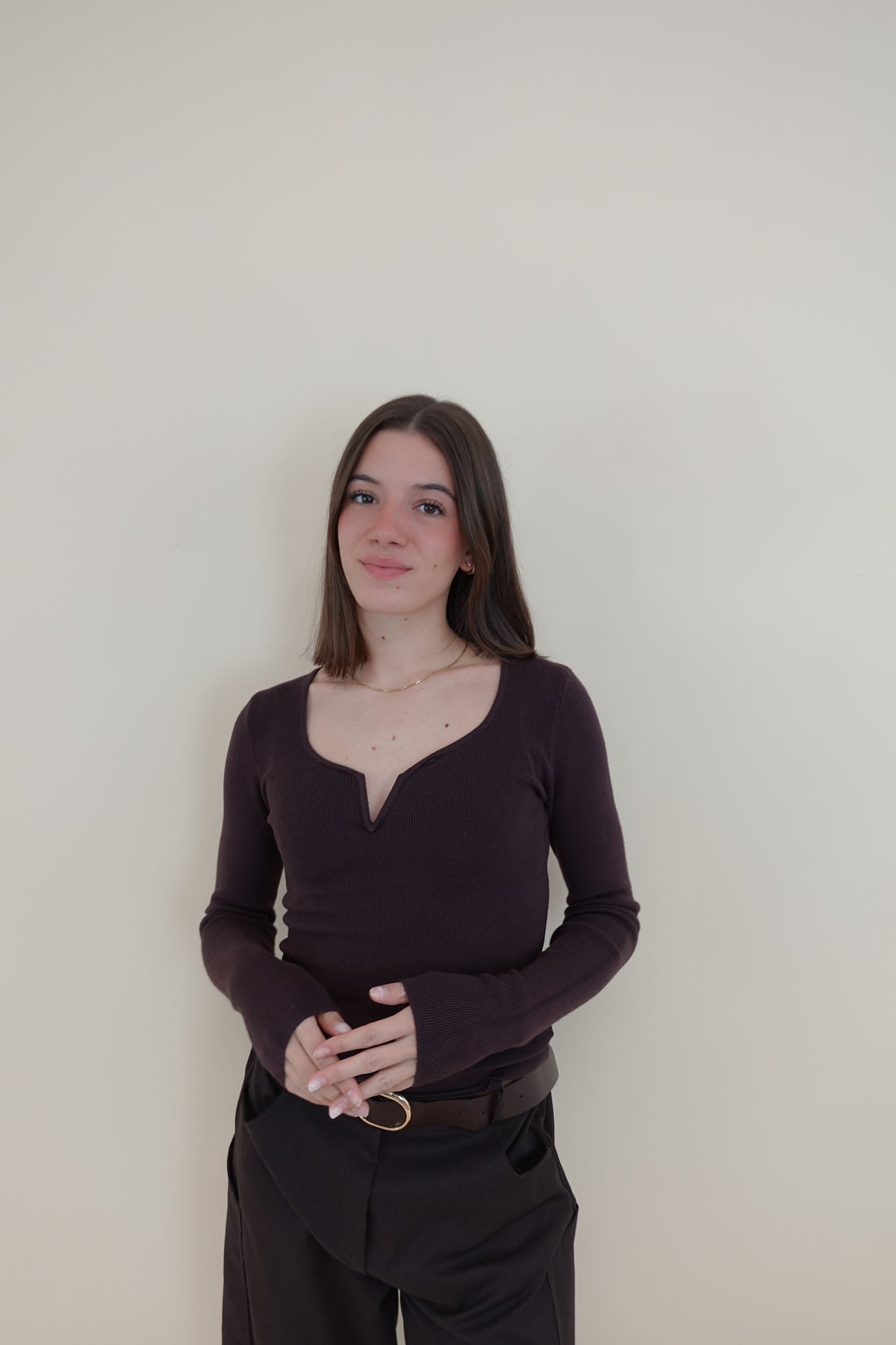 Maglia Elisa Marrone