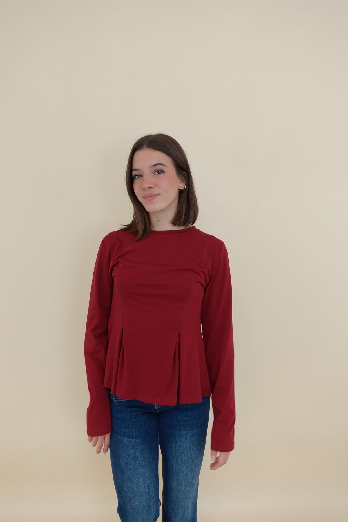Maglia Ballerina Bordeaux