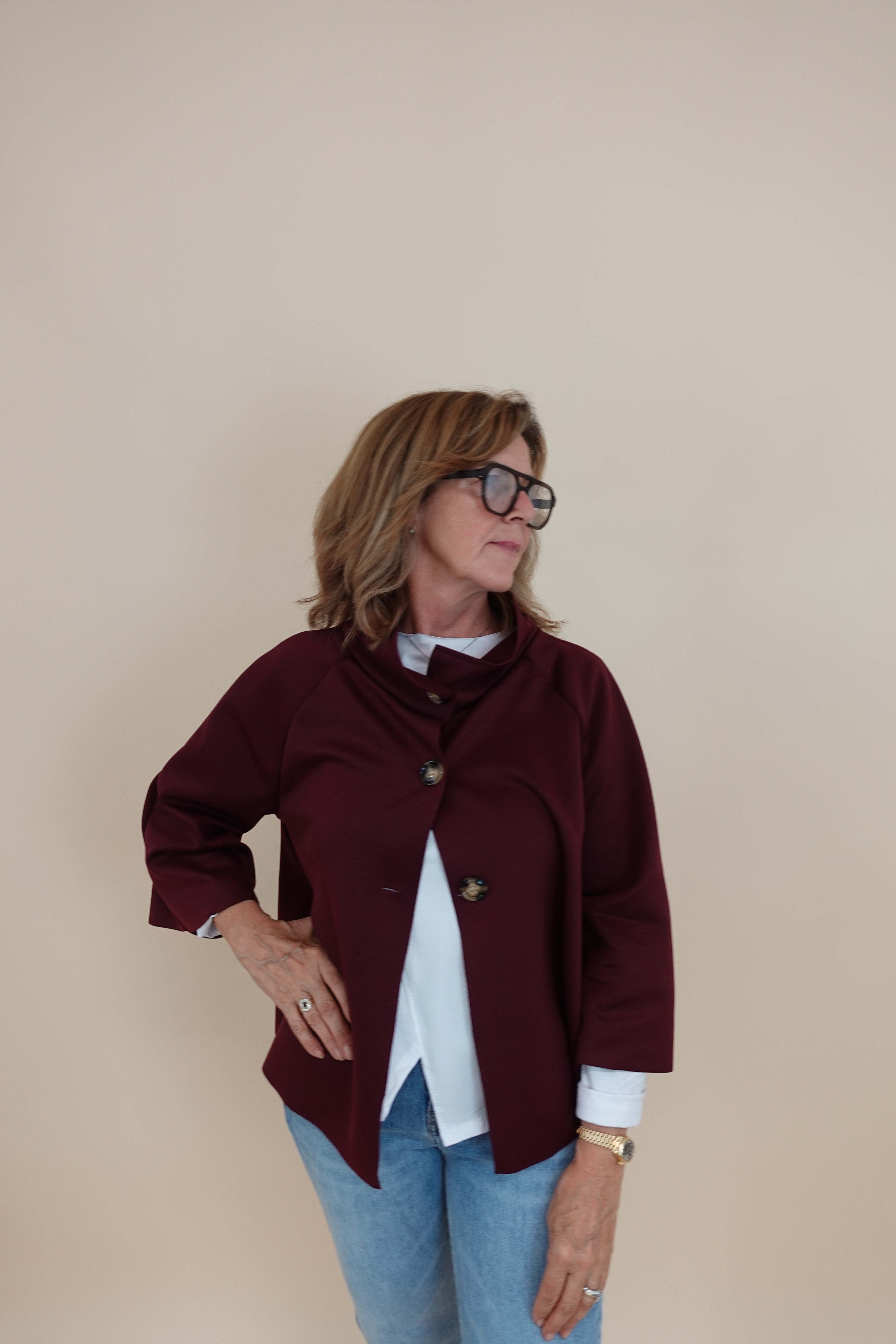 Giacca campana bordeaux