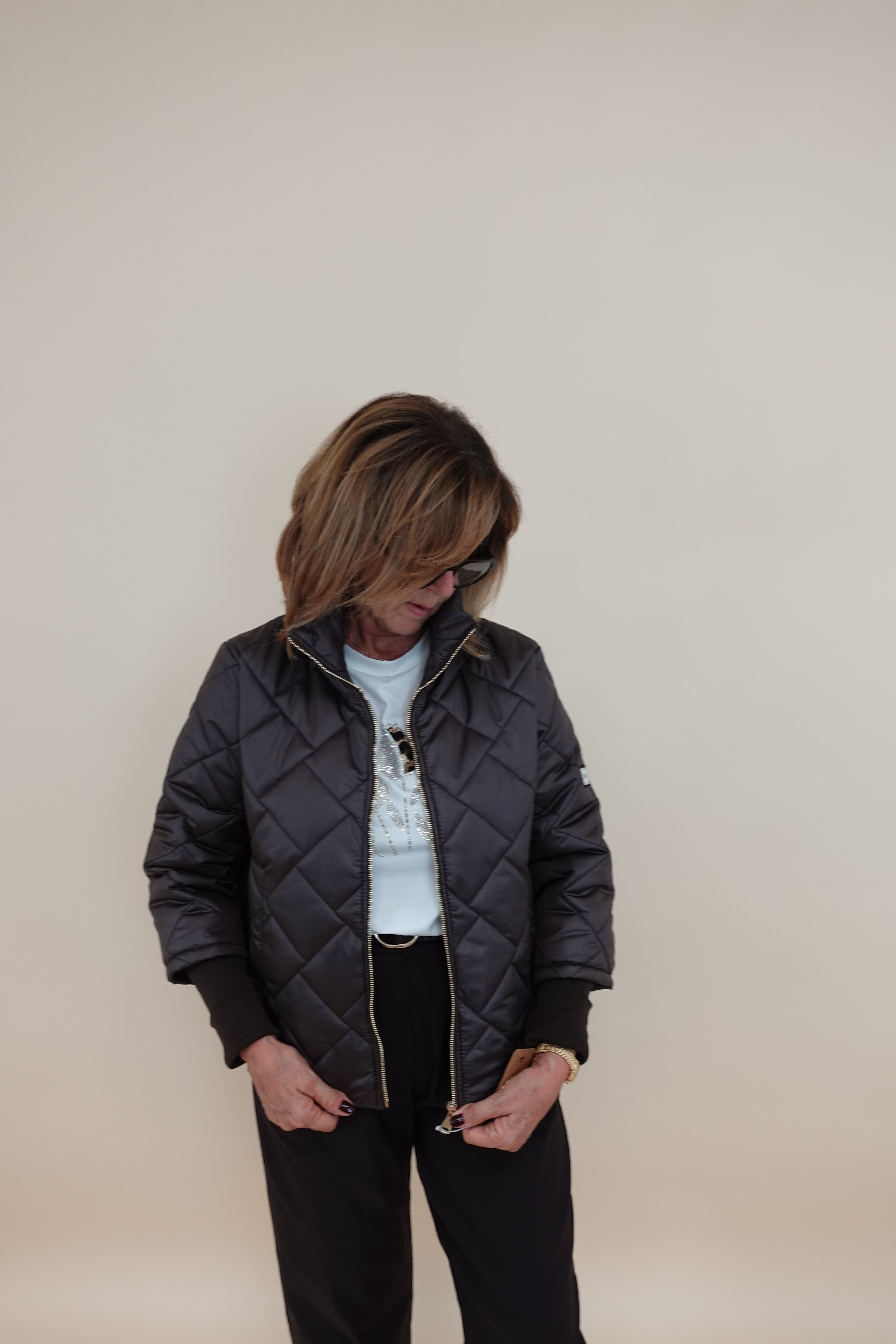Piumino London Marrone