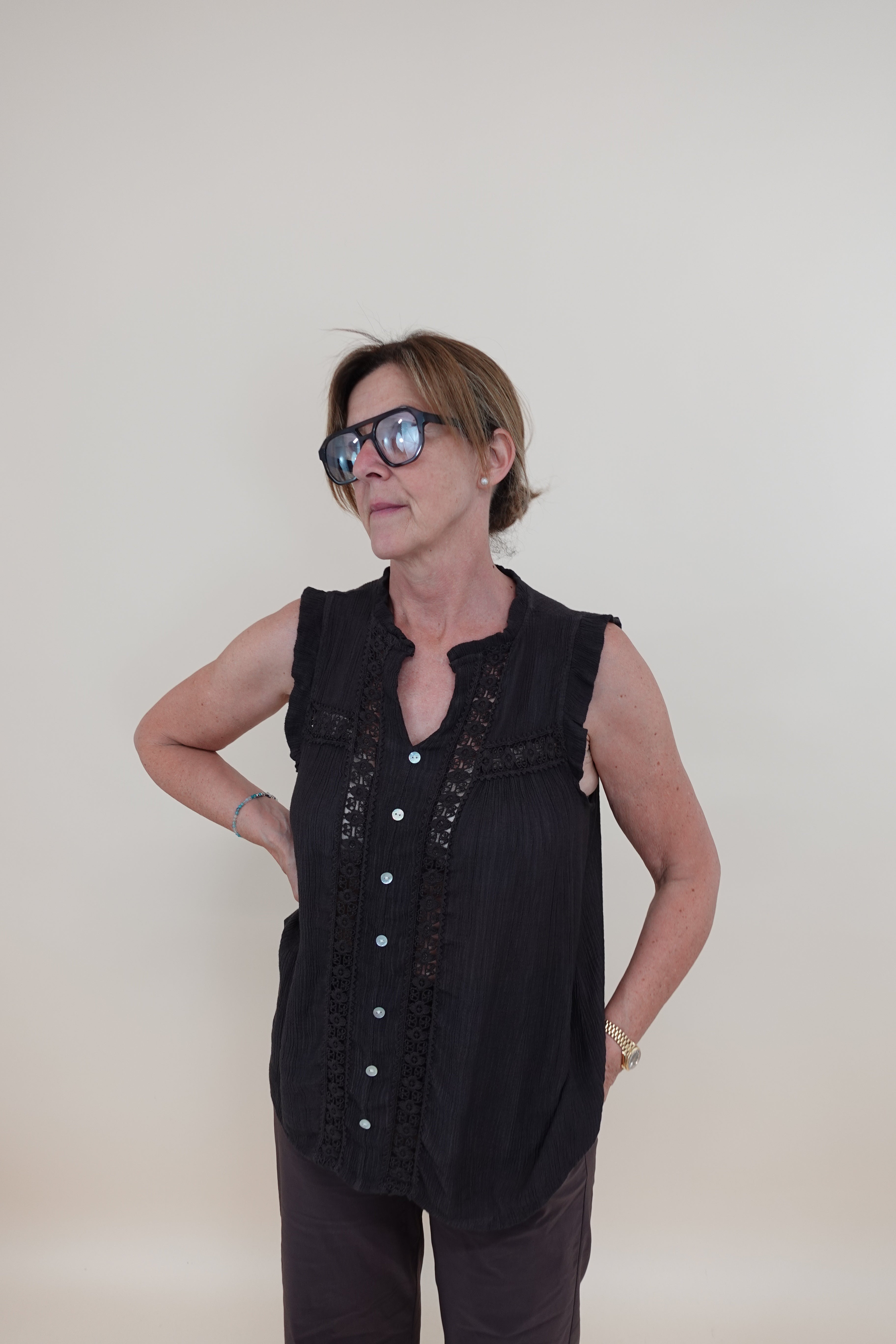 Camicia Ornella Marrone