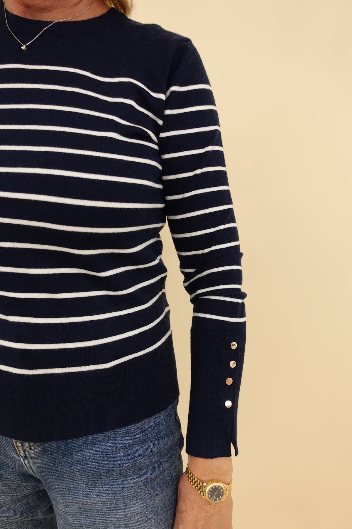 Maglioncino Righette Blu