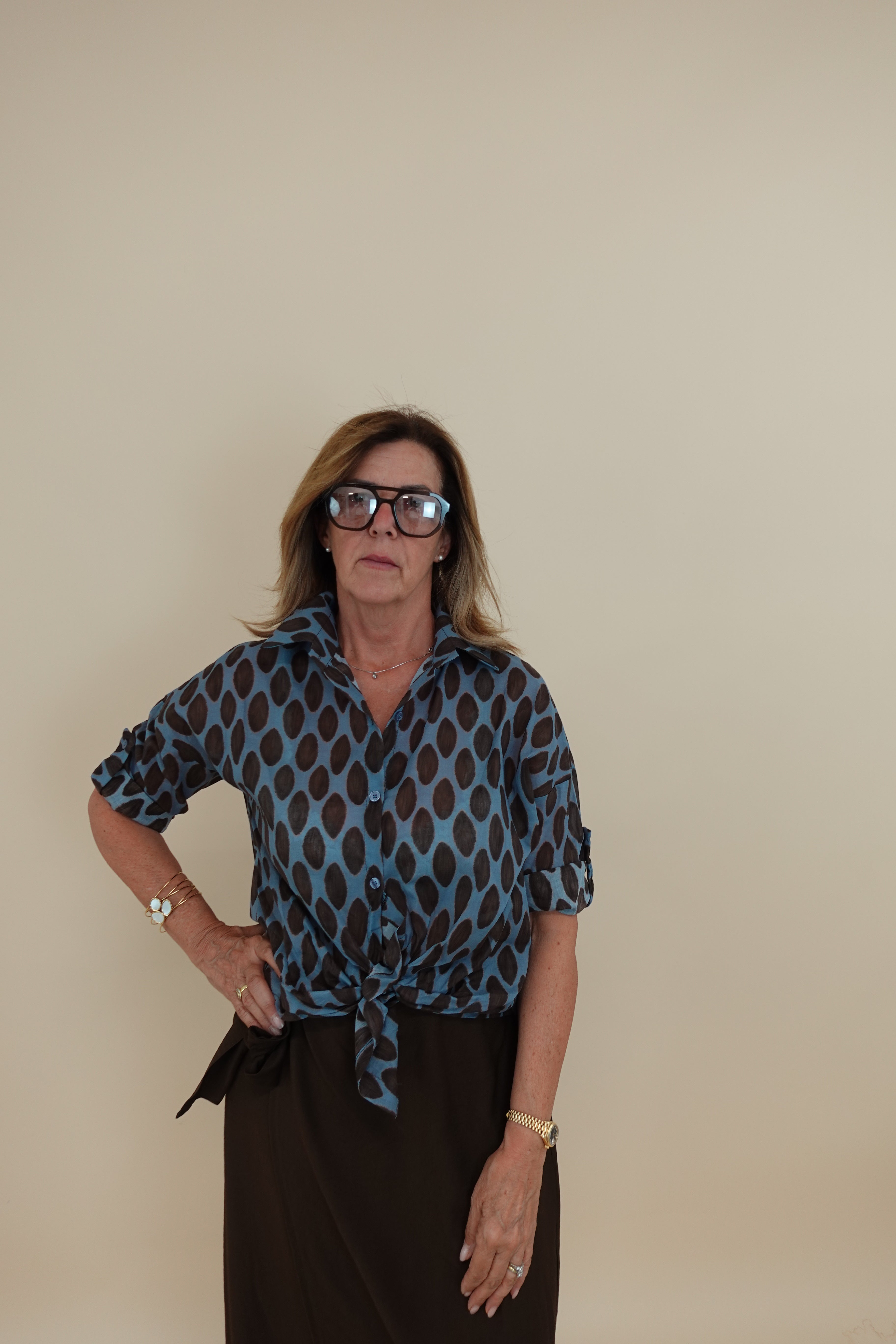 Camicia Annalisa Azzurra