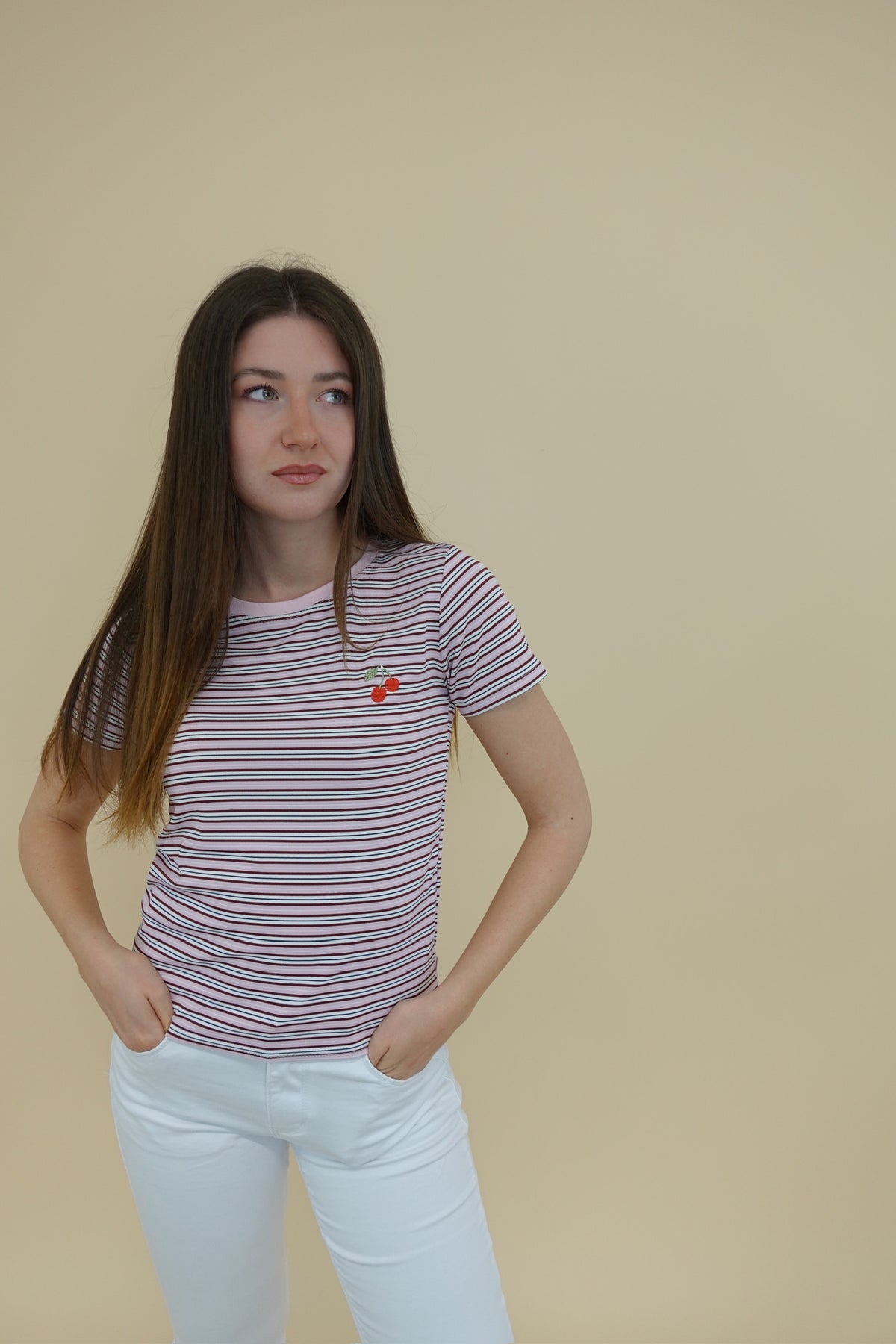 T- Shirt Cherry Rosa