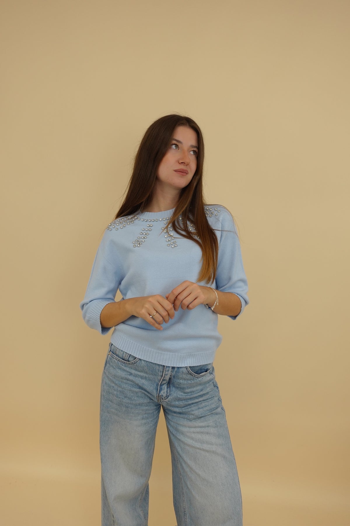 Maglia Sabrina Azzurro