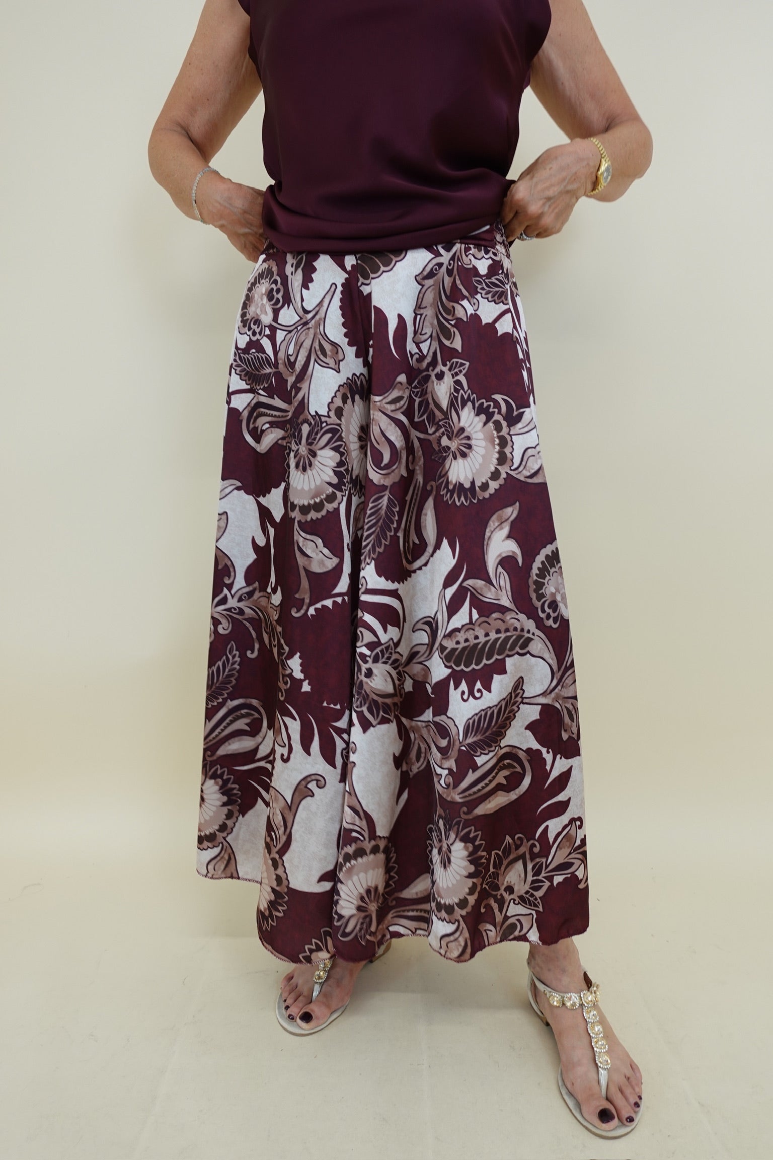 Pantalone Fantasy Bordeaux