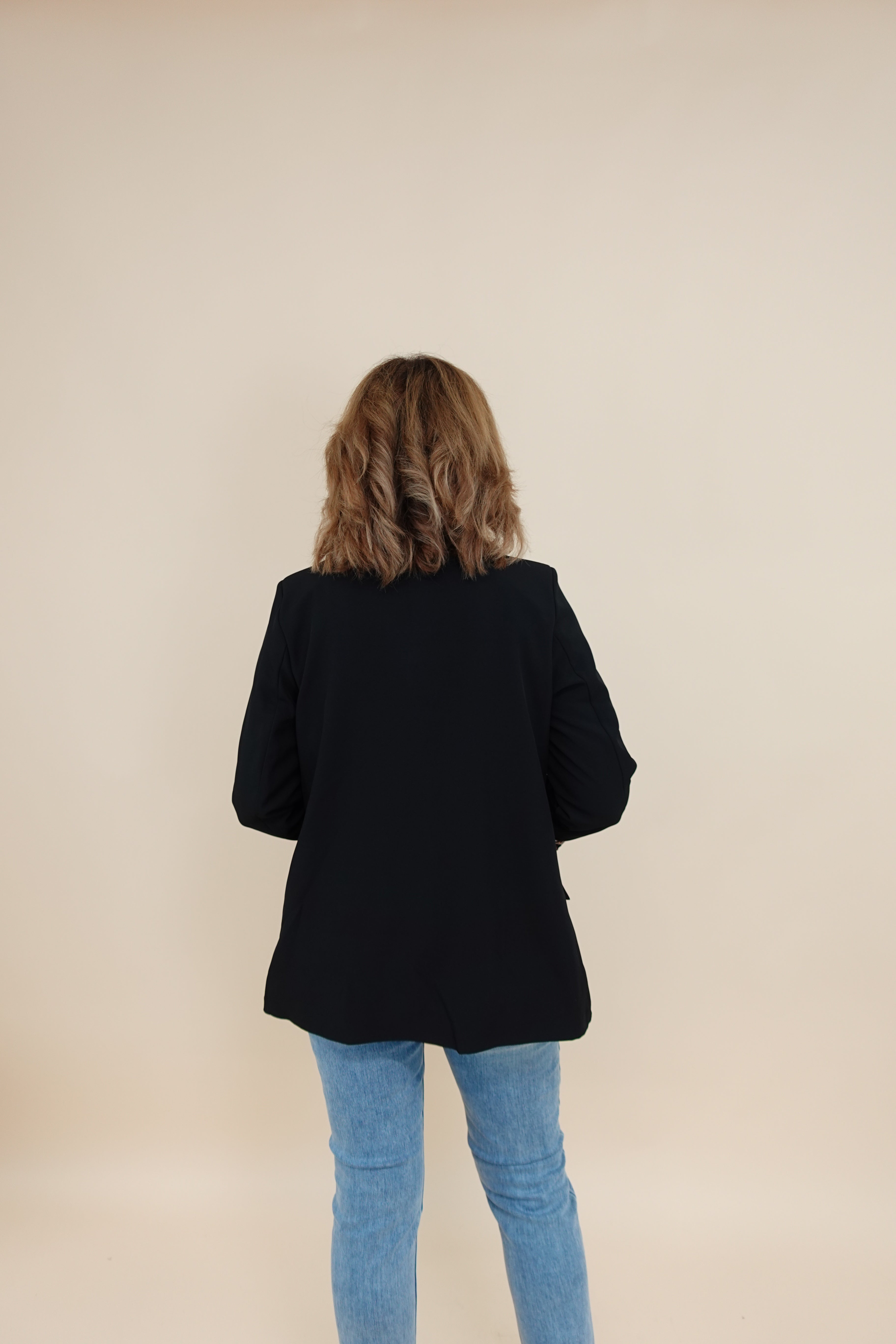 Giacca Leopard over black