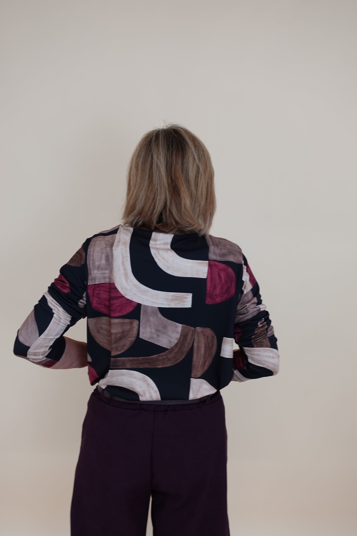 Maglia Paint Bordeaux