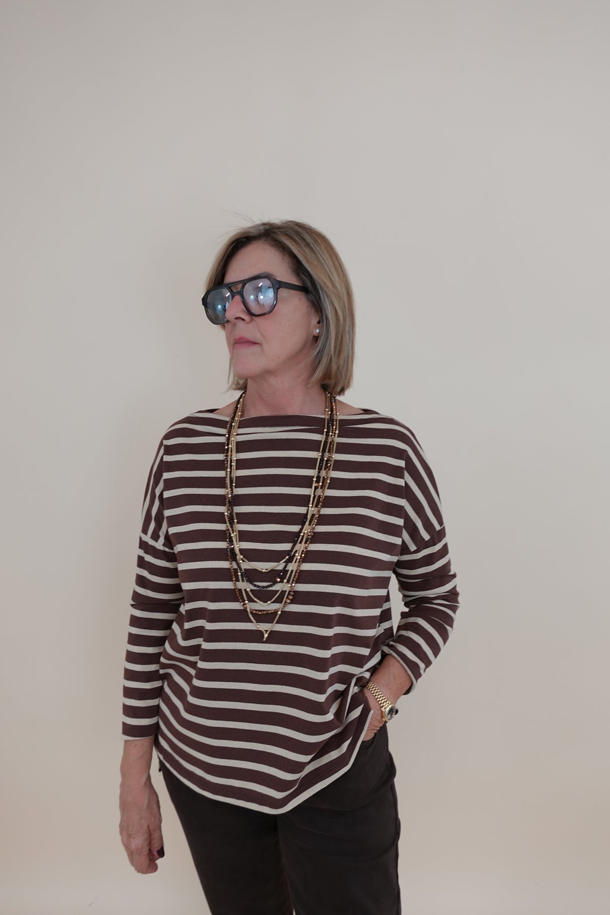 Maglia Line Over Giallo