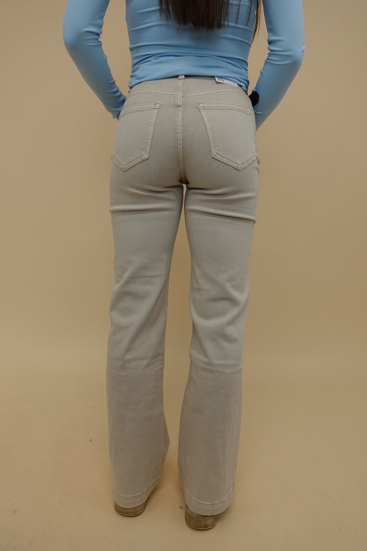 Jeans Palazzo Beige