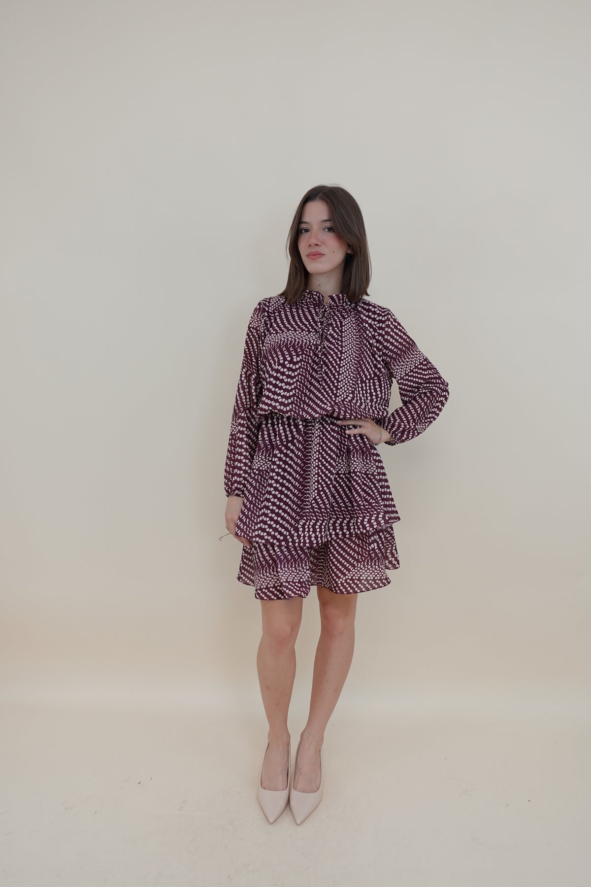 Abito Sonia Bordeaux