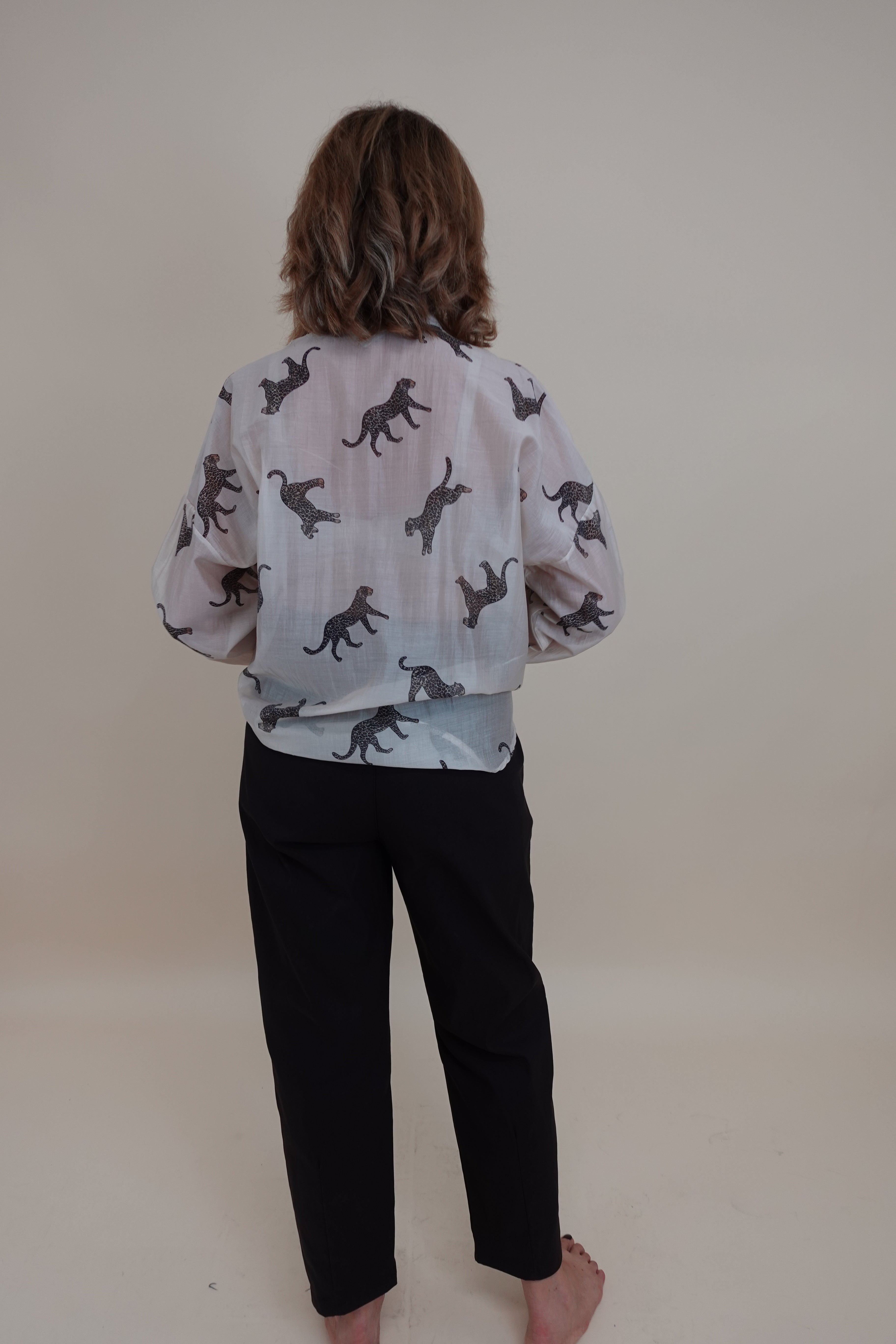 Camicia Ghepardo beige