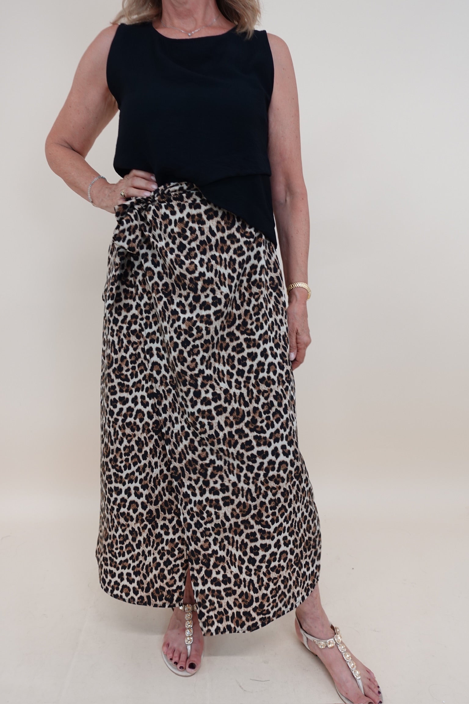 Gonna Pareo Long Leopard