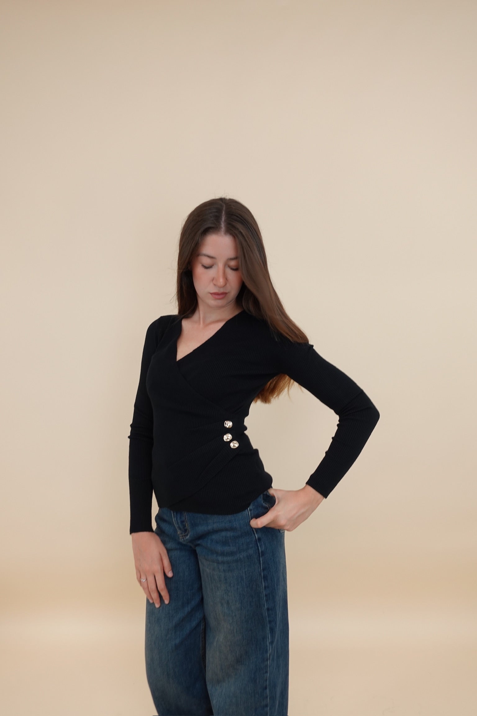Maglioncino Elisabetta Nero