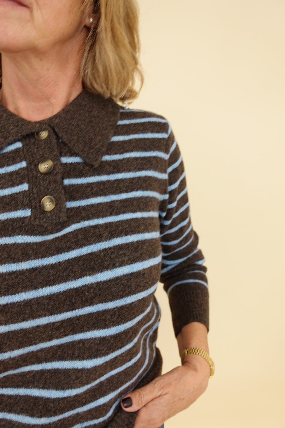 Maglione Line Azzurro