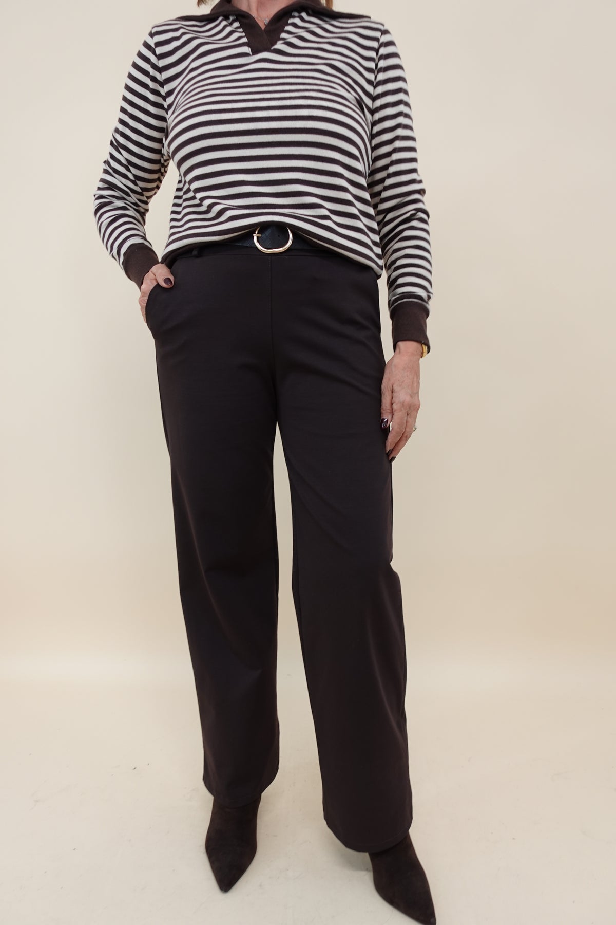 Pantalone Eleonora Marrone