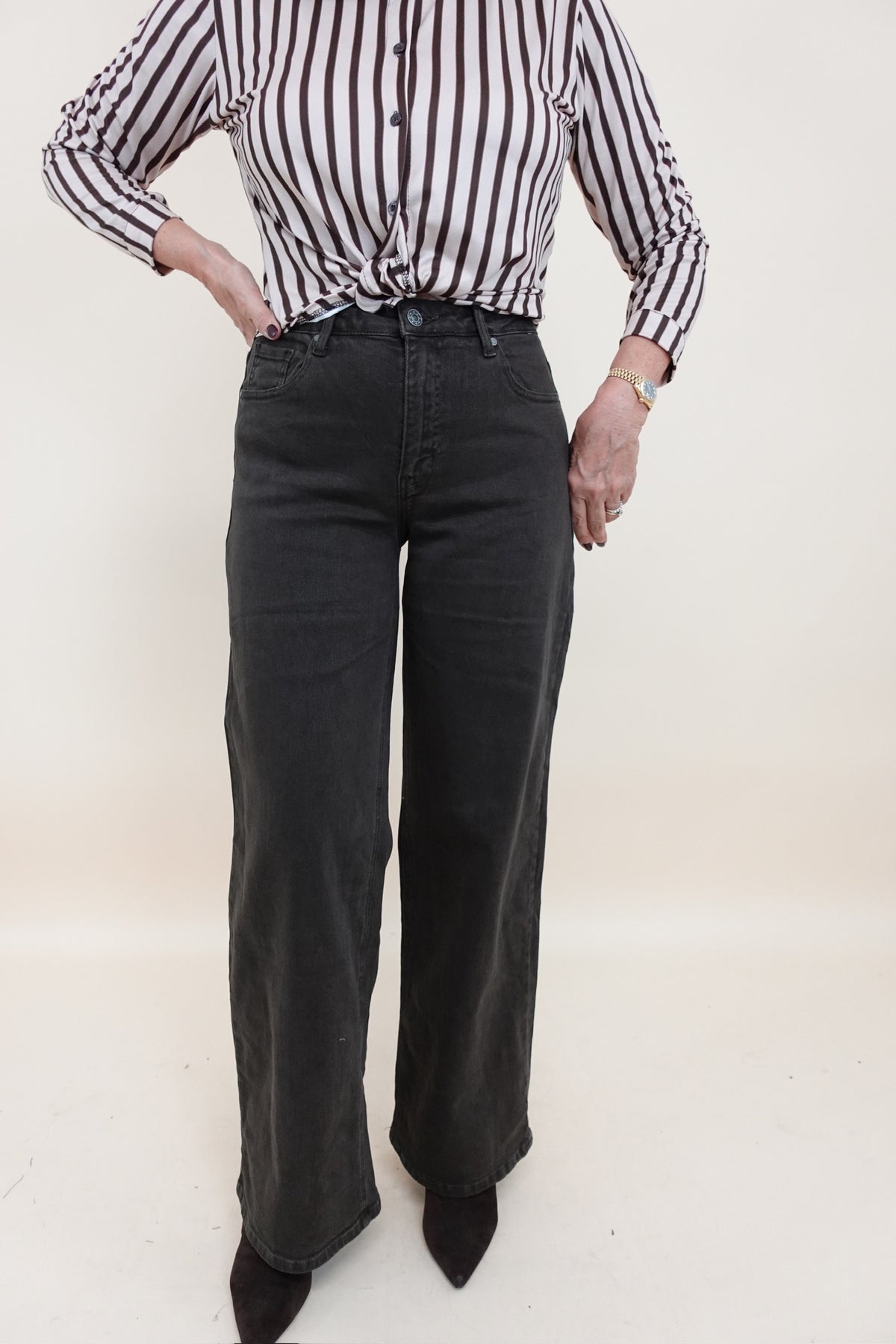 Jeans Palazzo Autumn Marrone