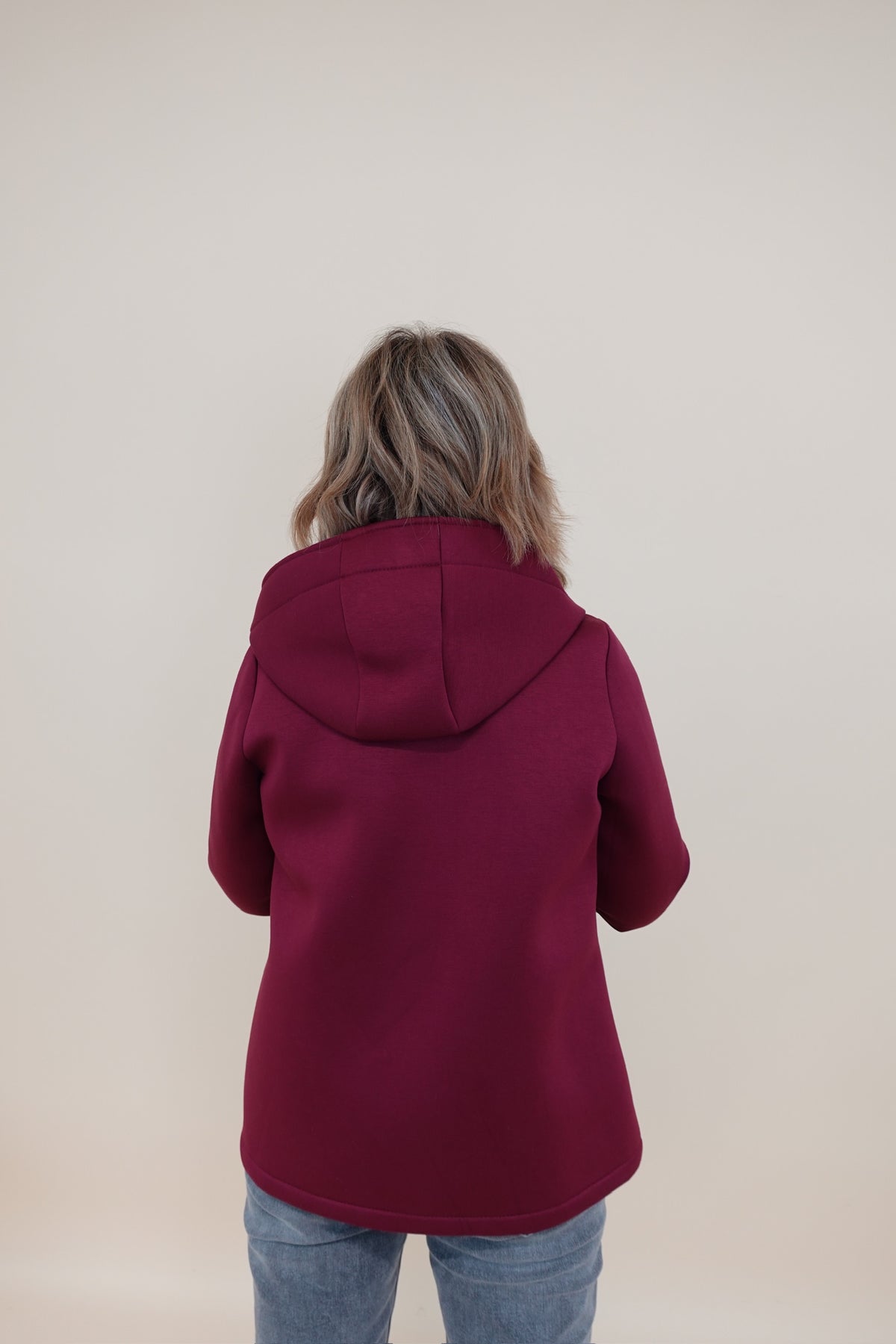 Giacca Neoprene Bordeaux