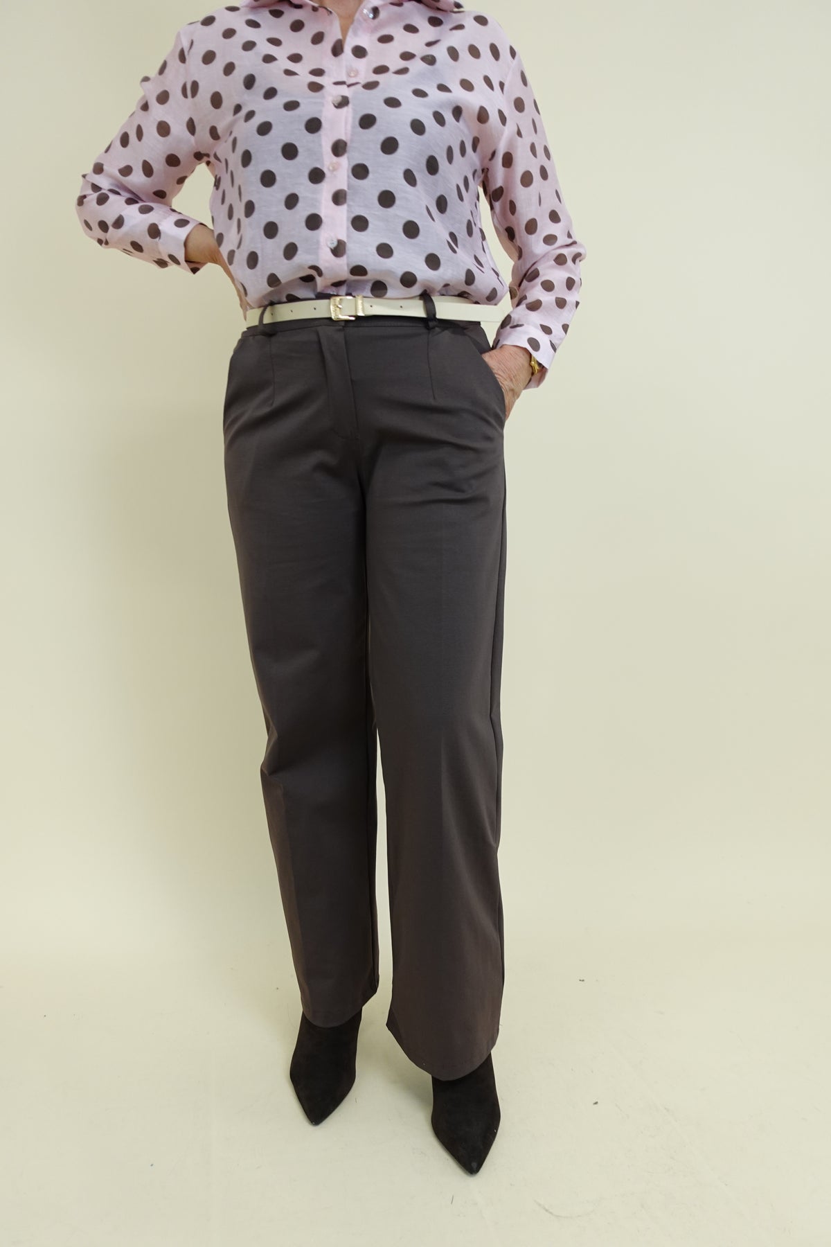 Pantalone Style Marrone