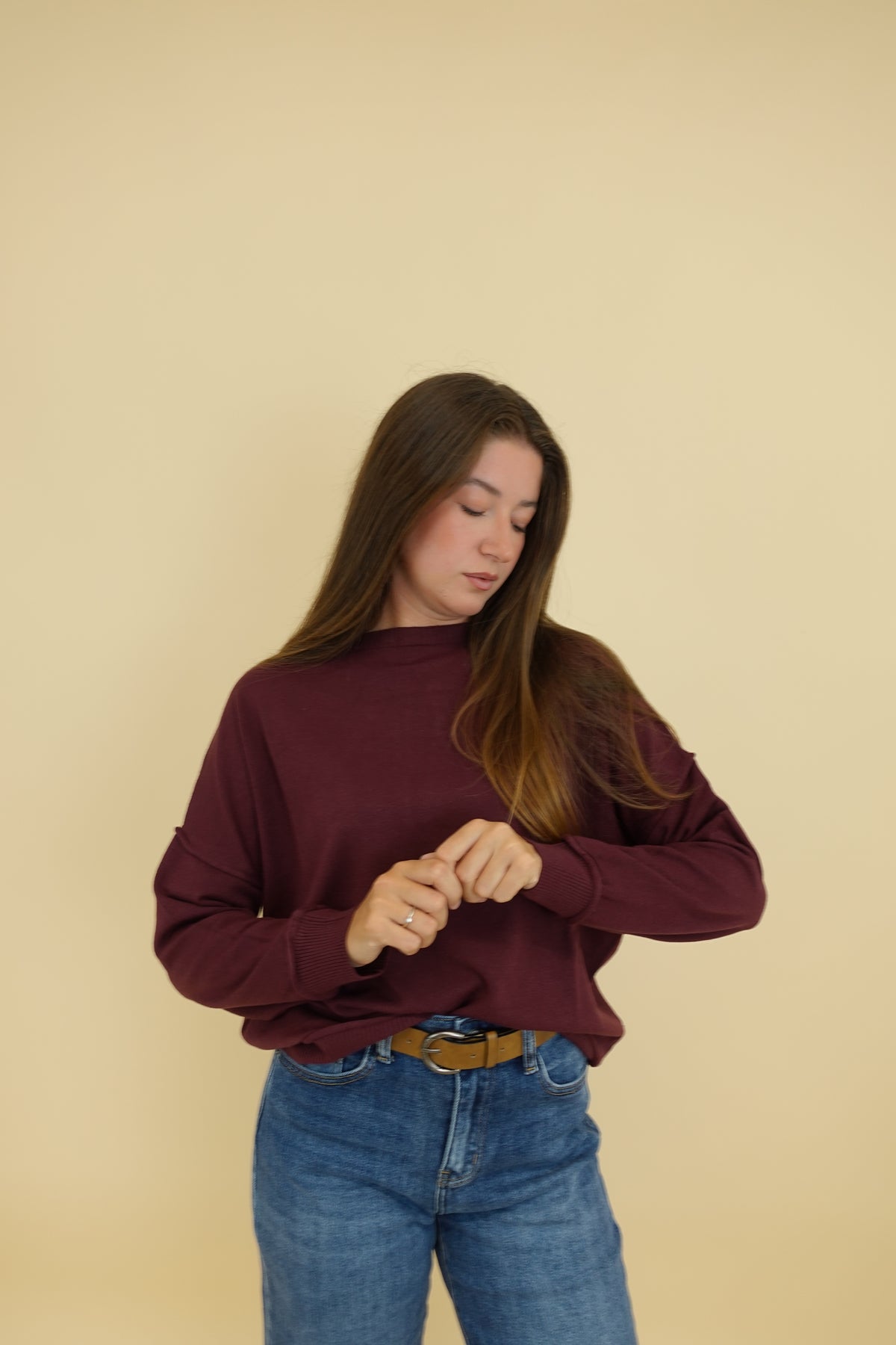 Maglione Cortina Bordeaux