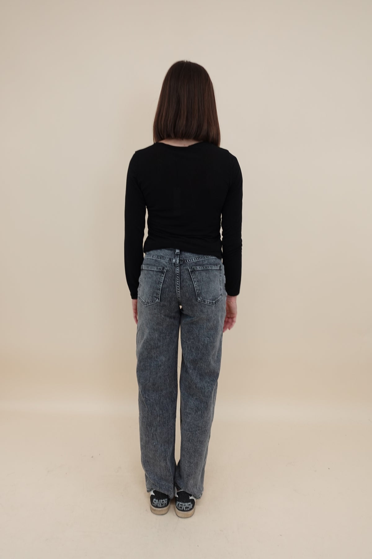 Jeans Palazzo Grigio