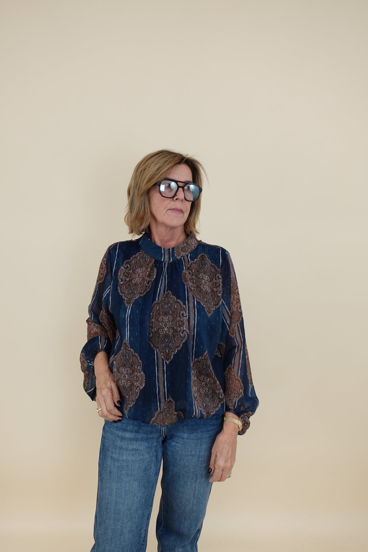 Camicia Oriente Blu