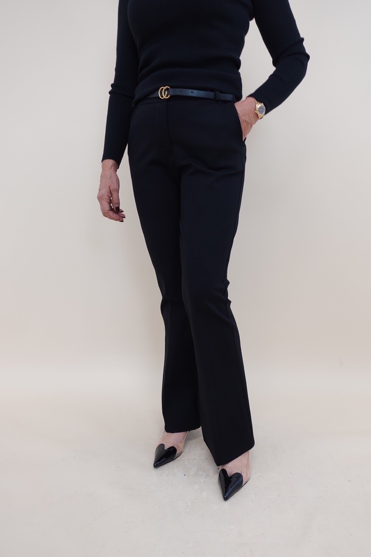 Pantalone Zampa Nero