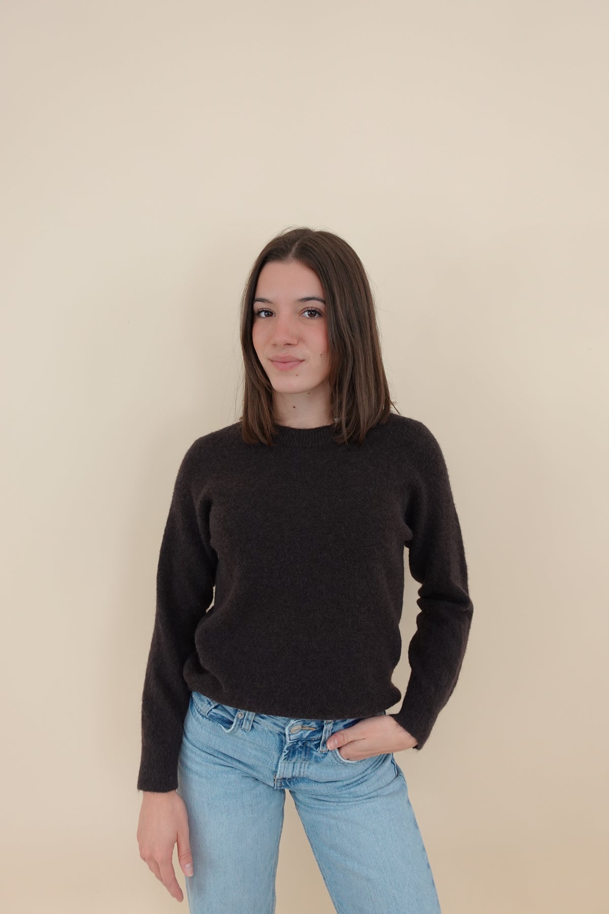 Maglione Valeria Marrone