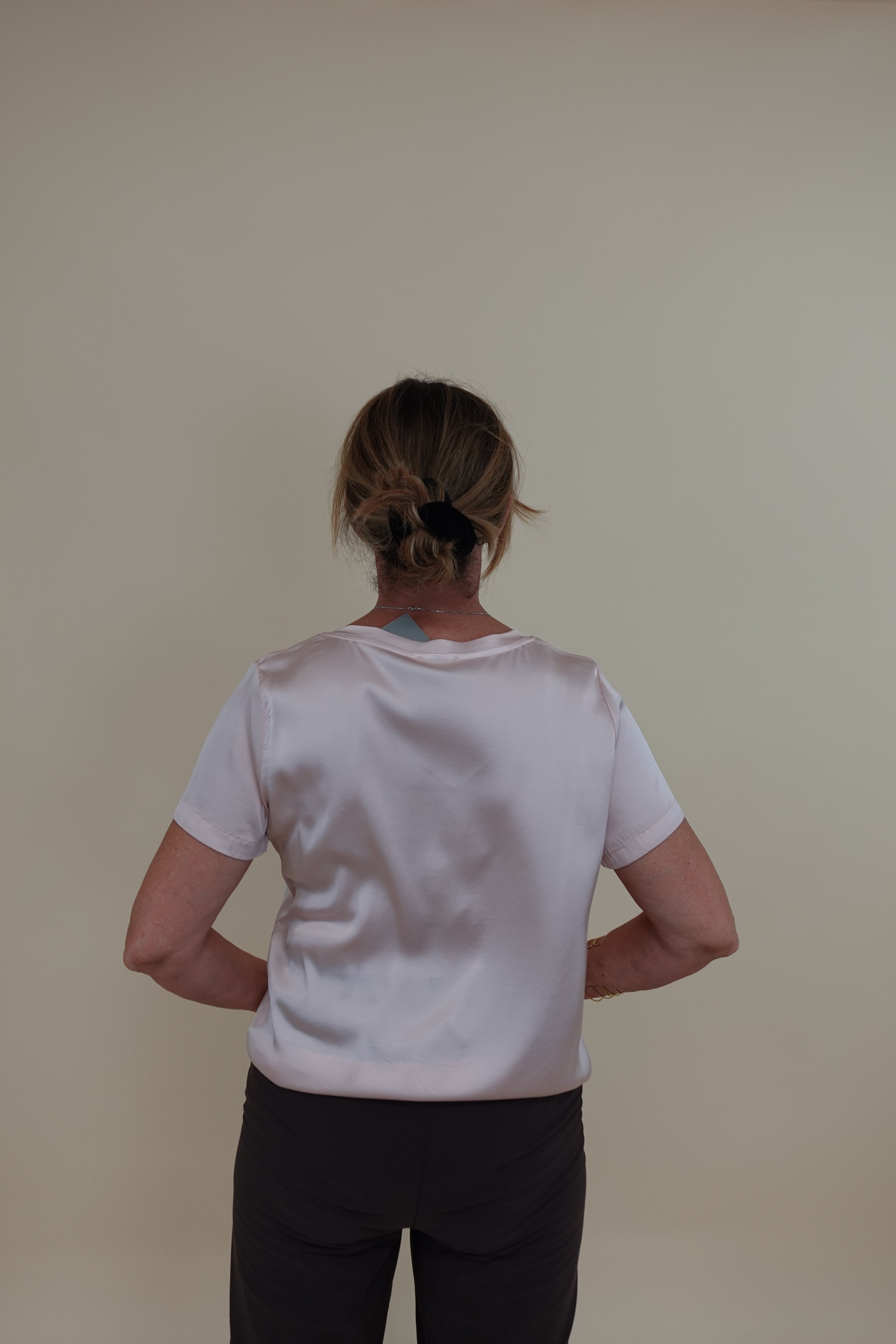 Maglia Satin V Rosa