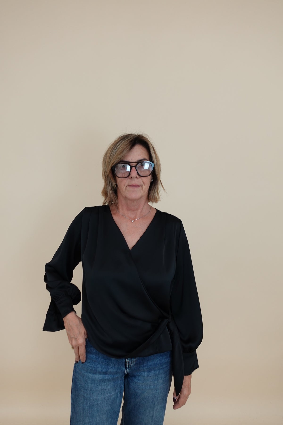 Camicia Anna Nera