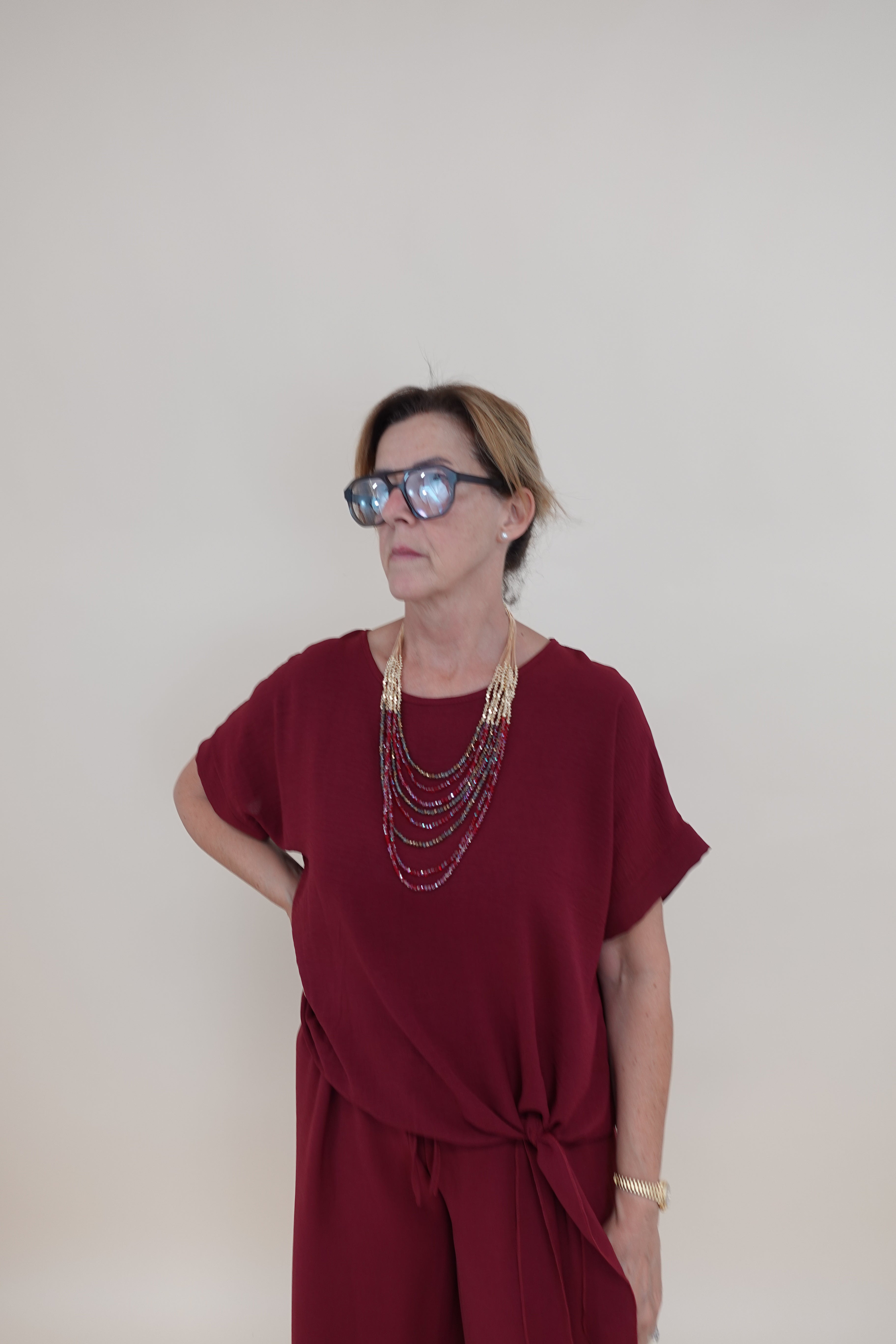 Completo Curvy Bordeaux