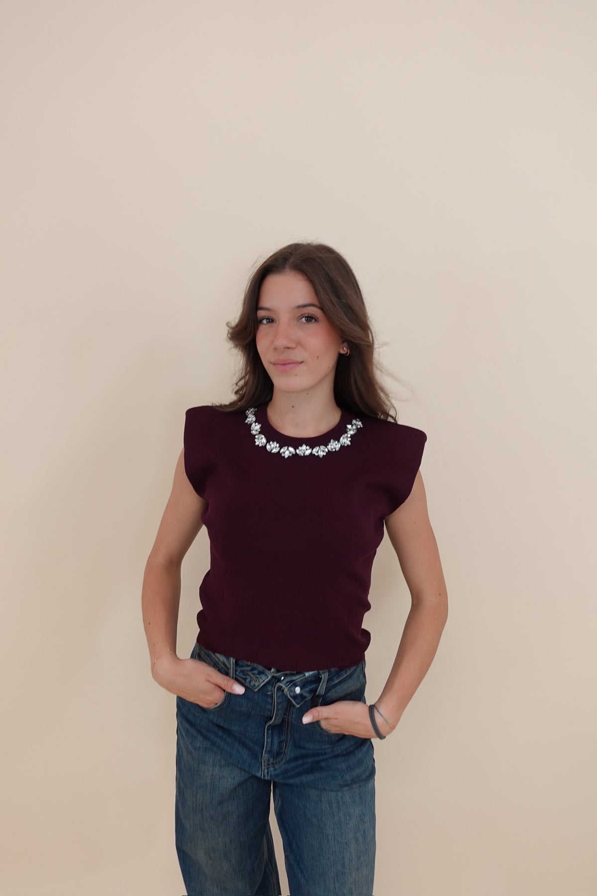 Maglia Brillo Bordeaux