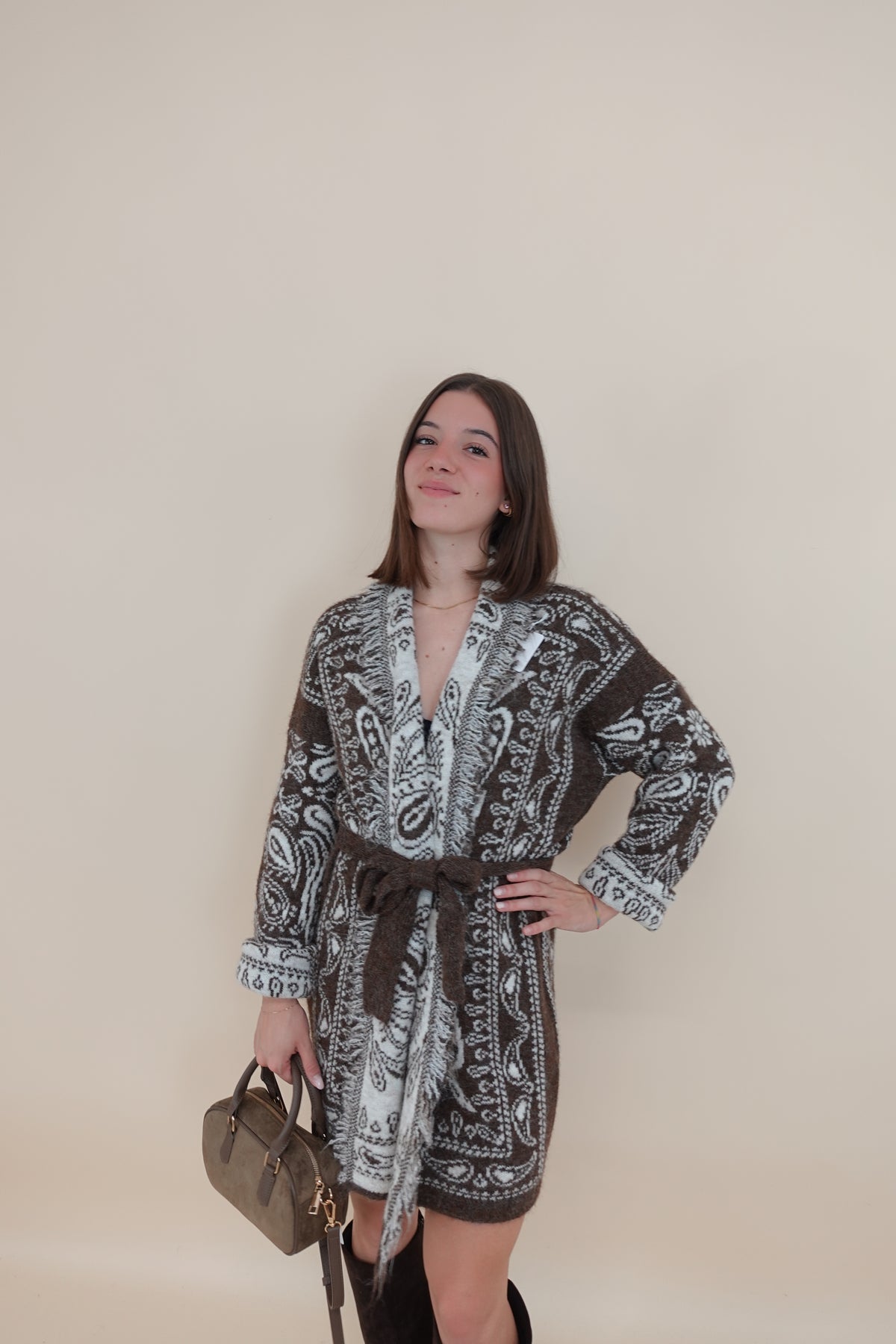 Cardigan Garda Marrone