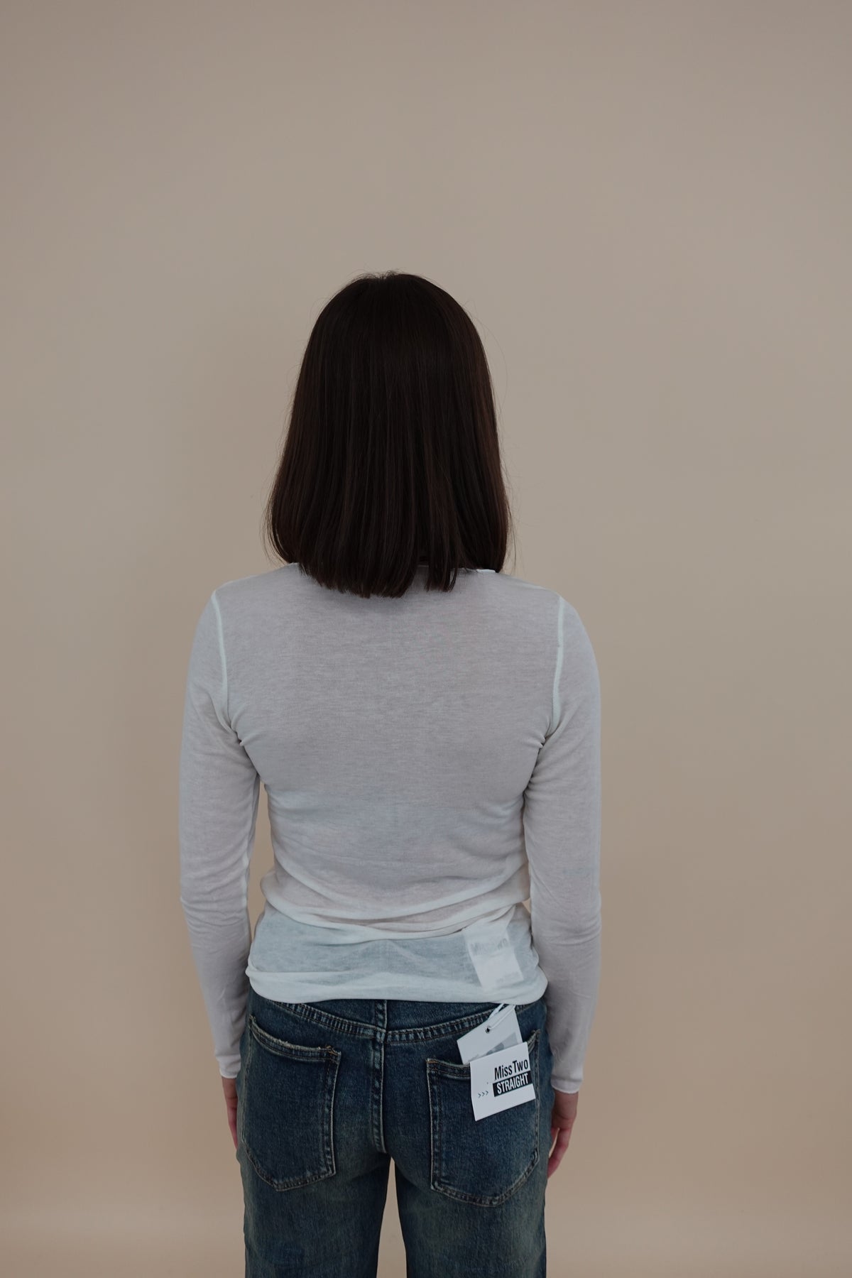 Maglia Misto Cashmere Bianca