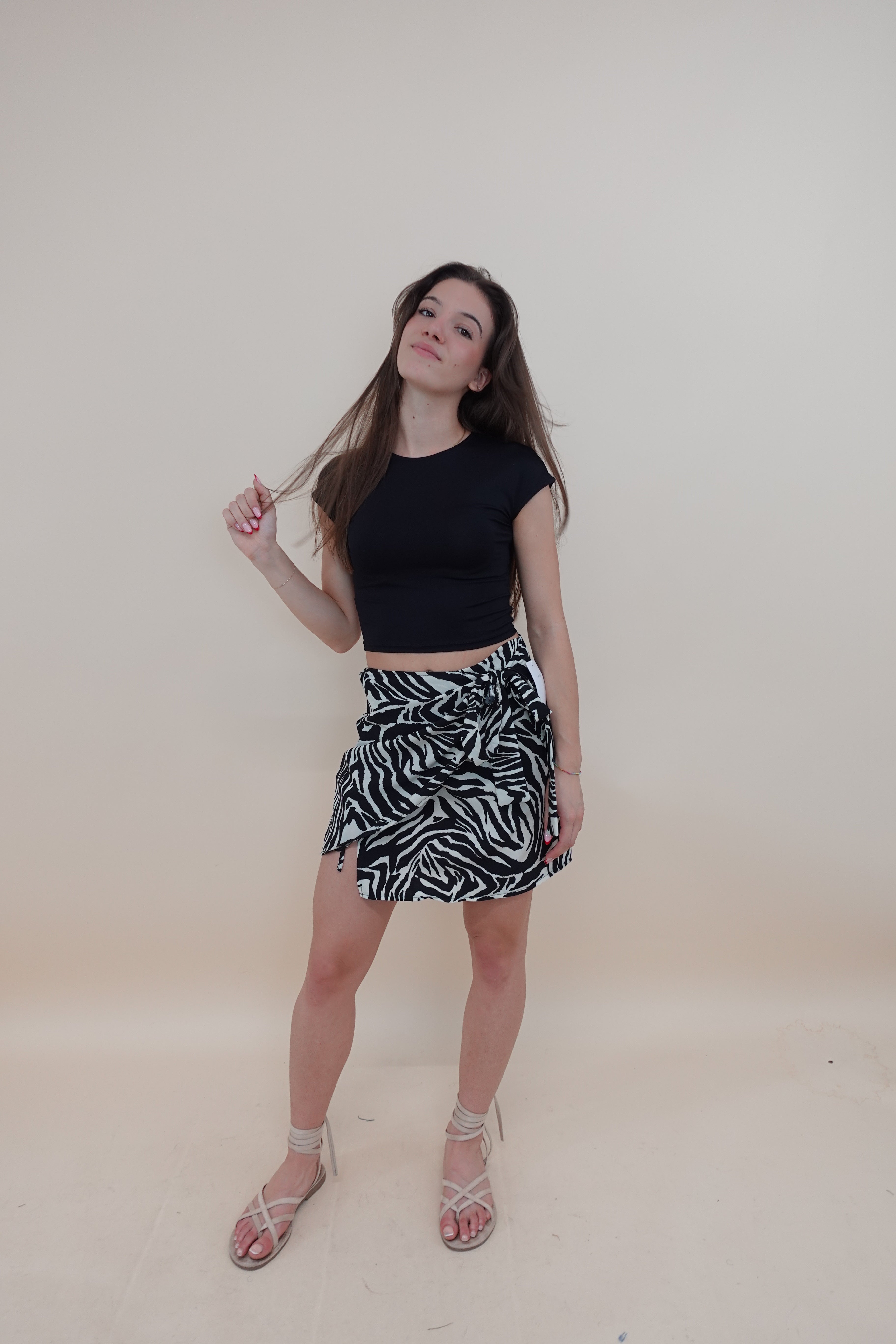 Gonna Pareo Short Zebrato