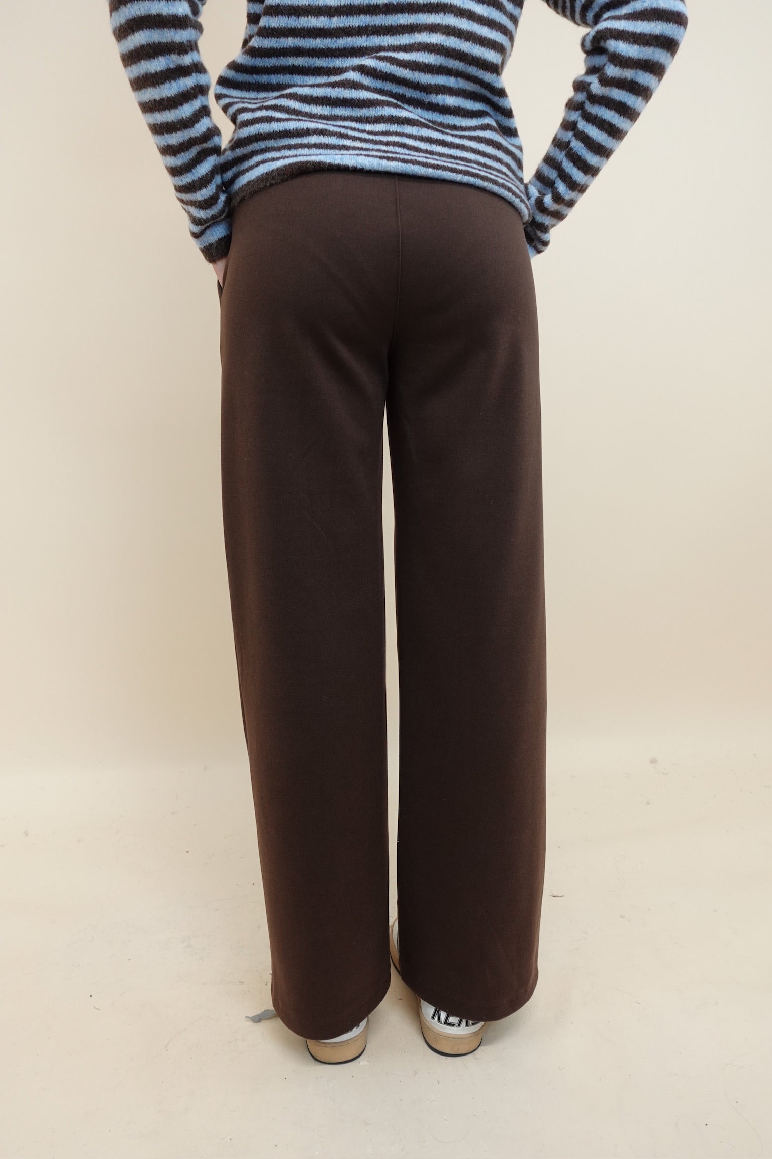 Pantalone Moda Marrone
