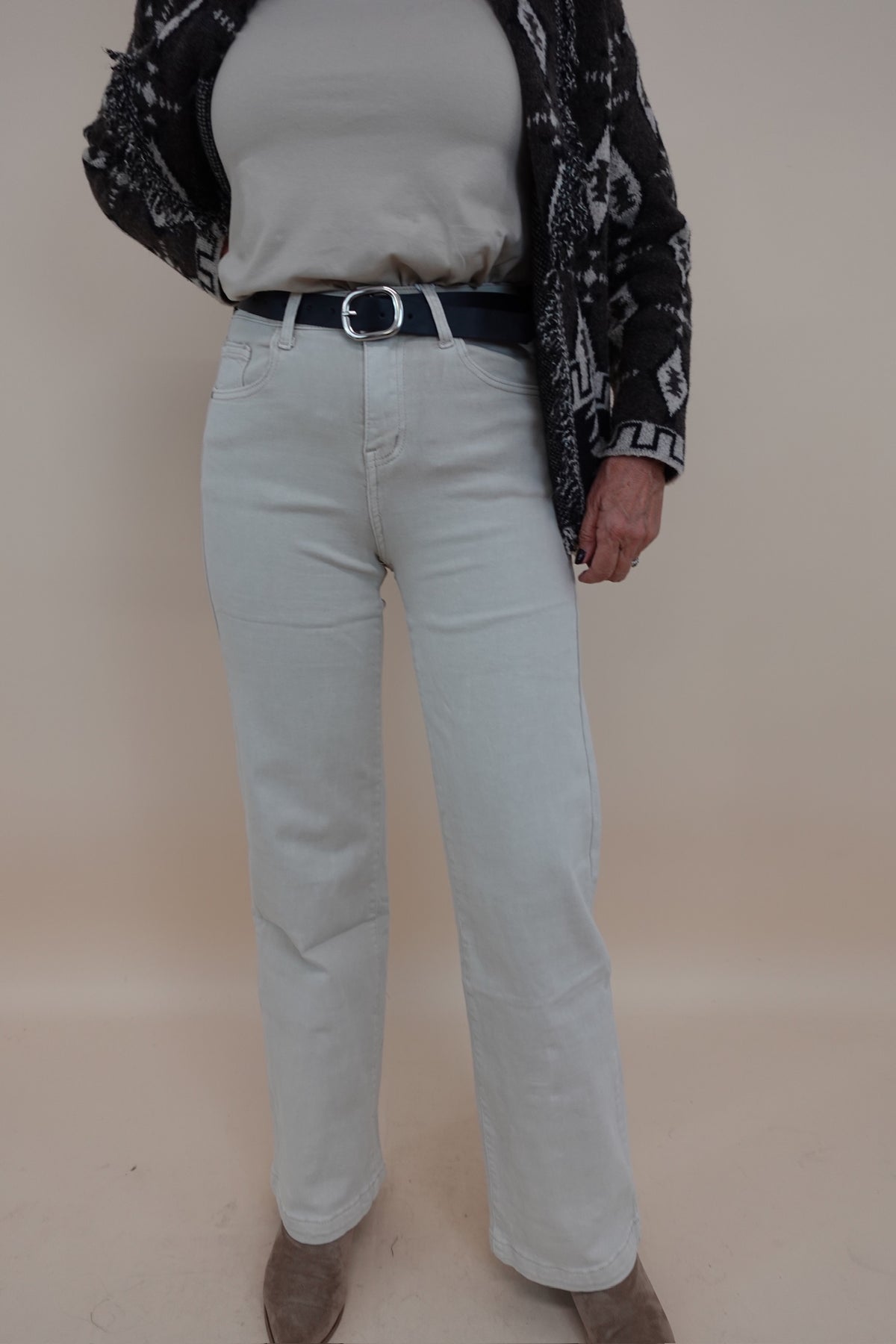 Jeans Palazzo Beige