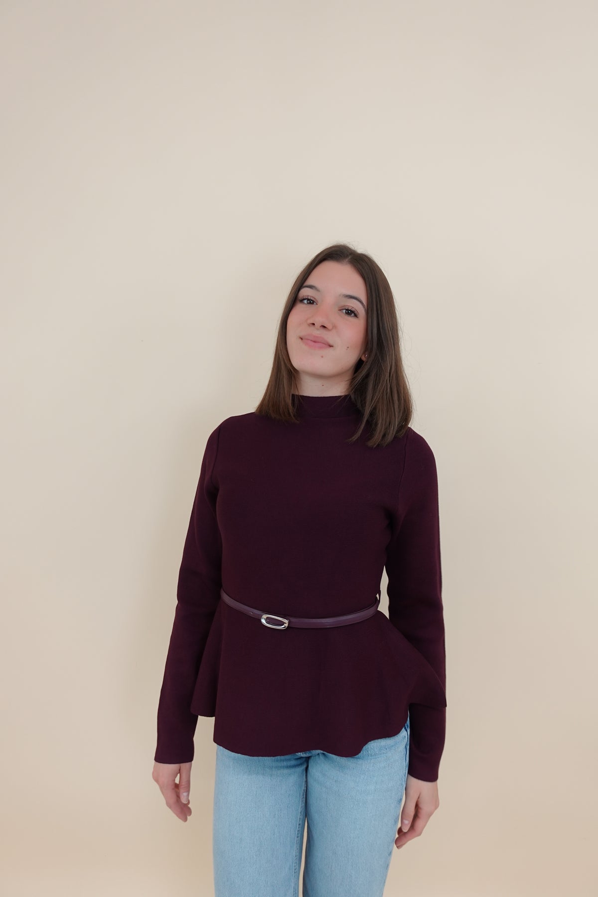 Maglia Miriam Bordeaux