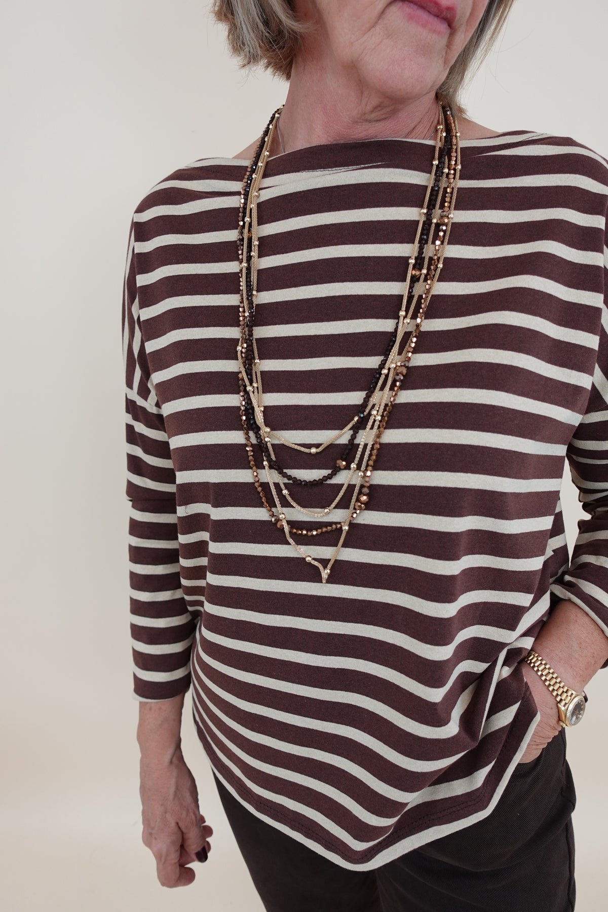 Maglia Line Over Giallo