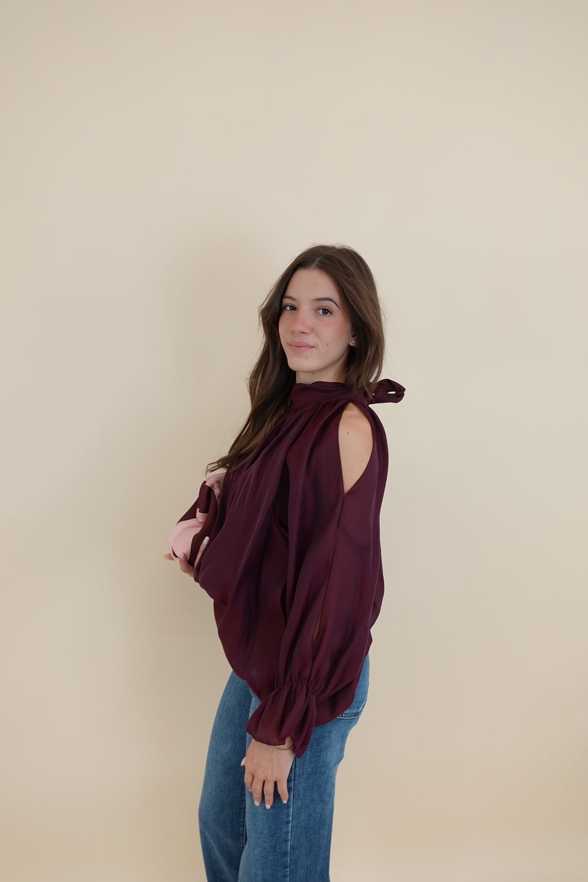 Camicia Camilla Bordeaux