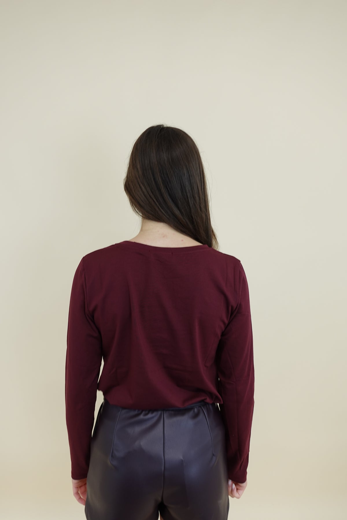 Maglia Long Sleeve Bordeaux