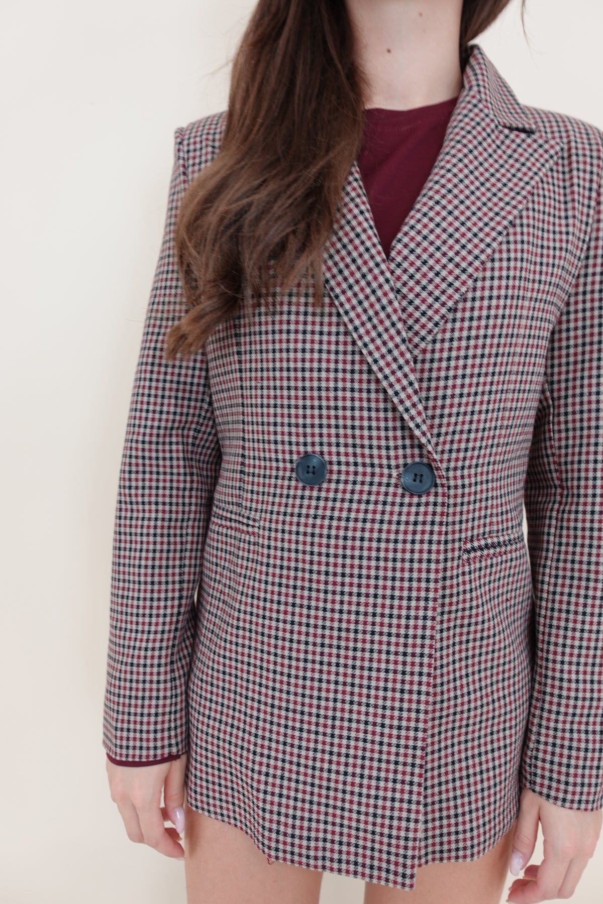 Giacca Scozia Bordeaux