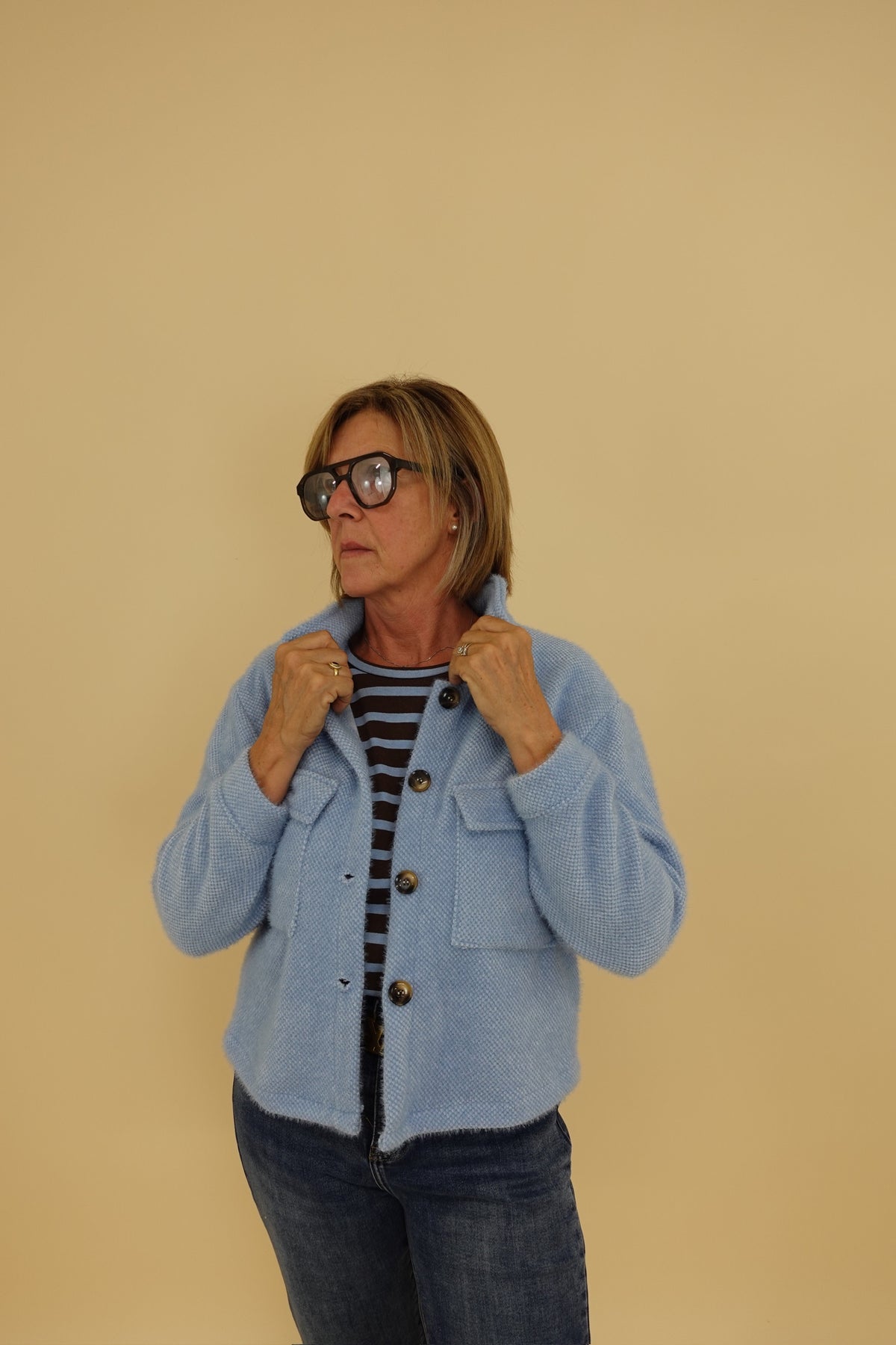 Giacca Federica Azzurro