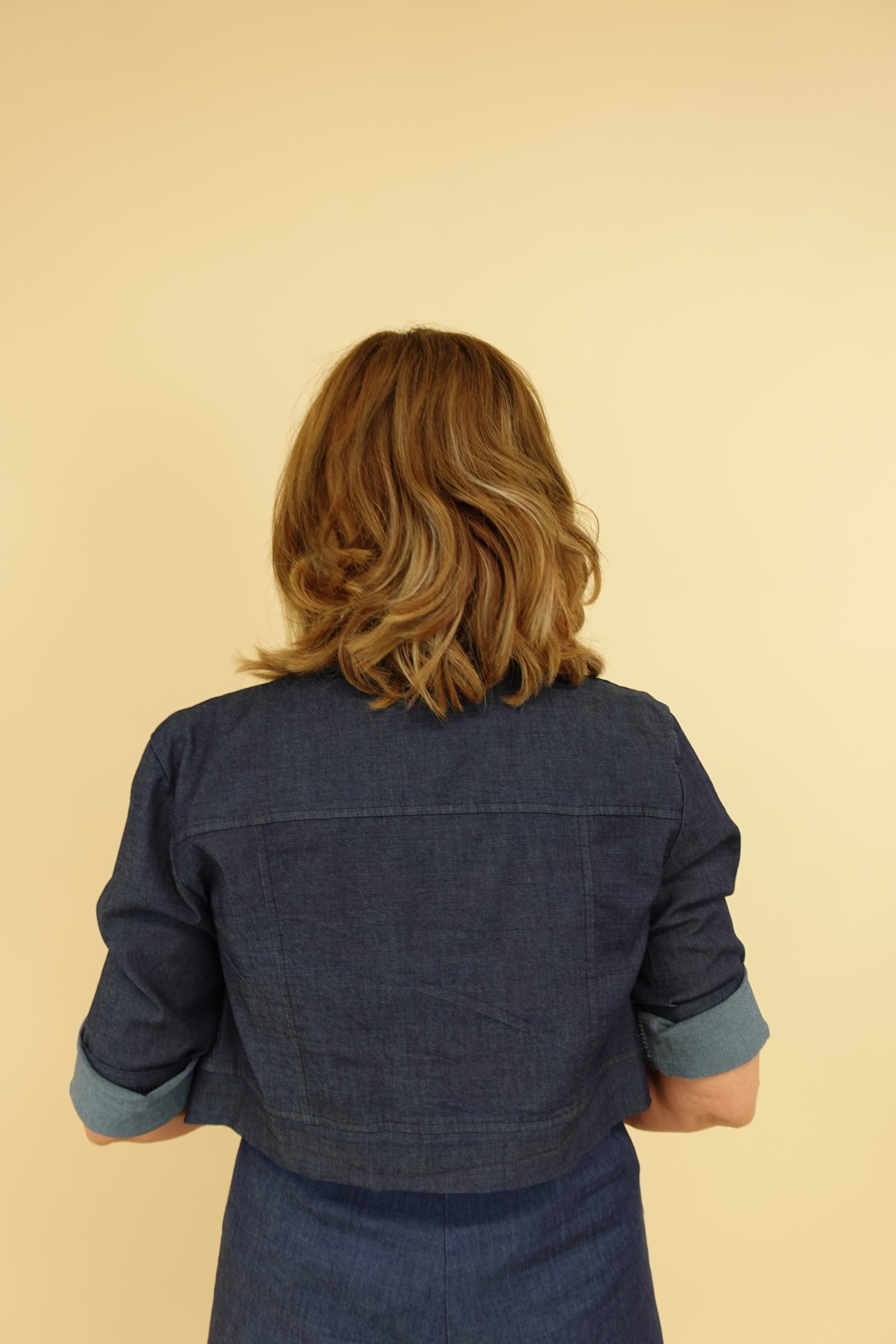 Giacca Crop Jeans