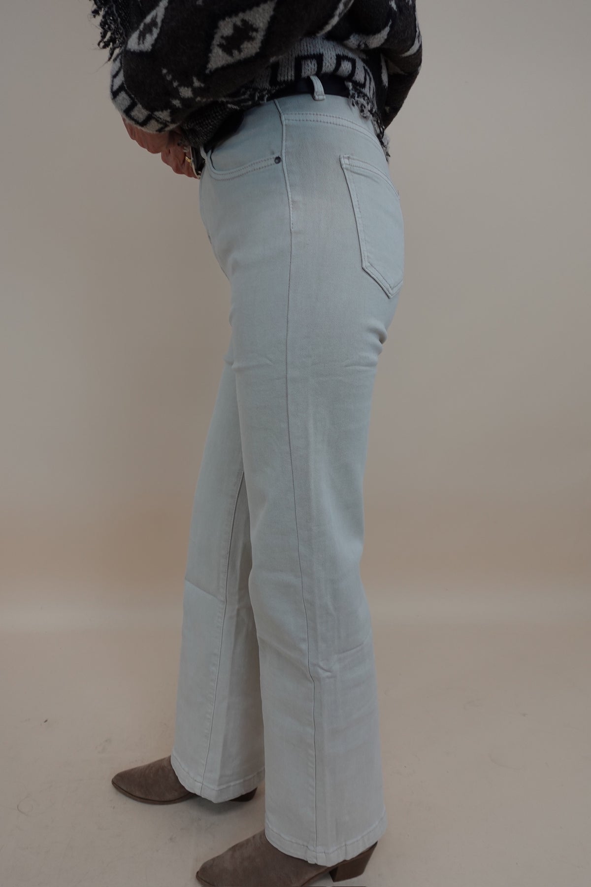 Jeans Palazzo Beige