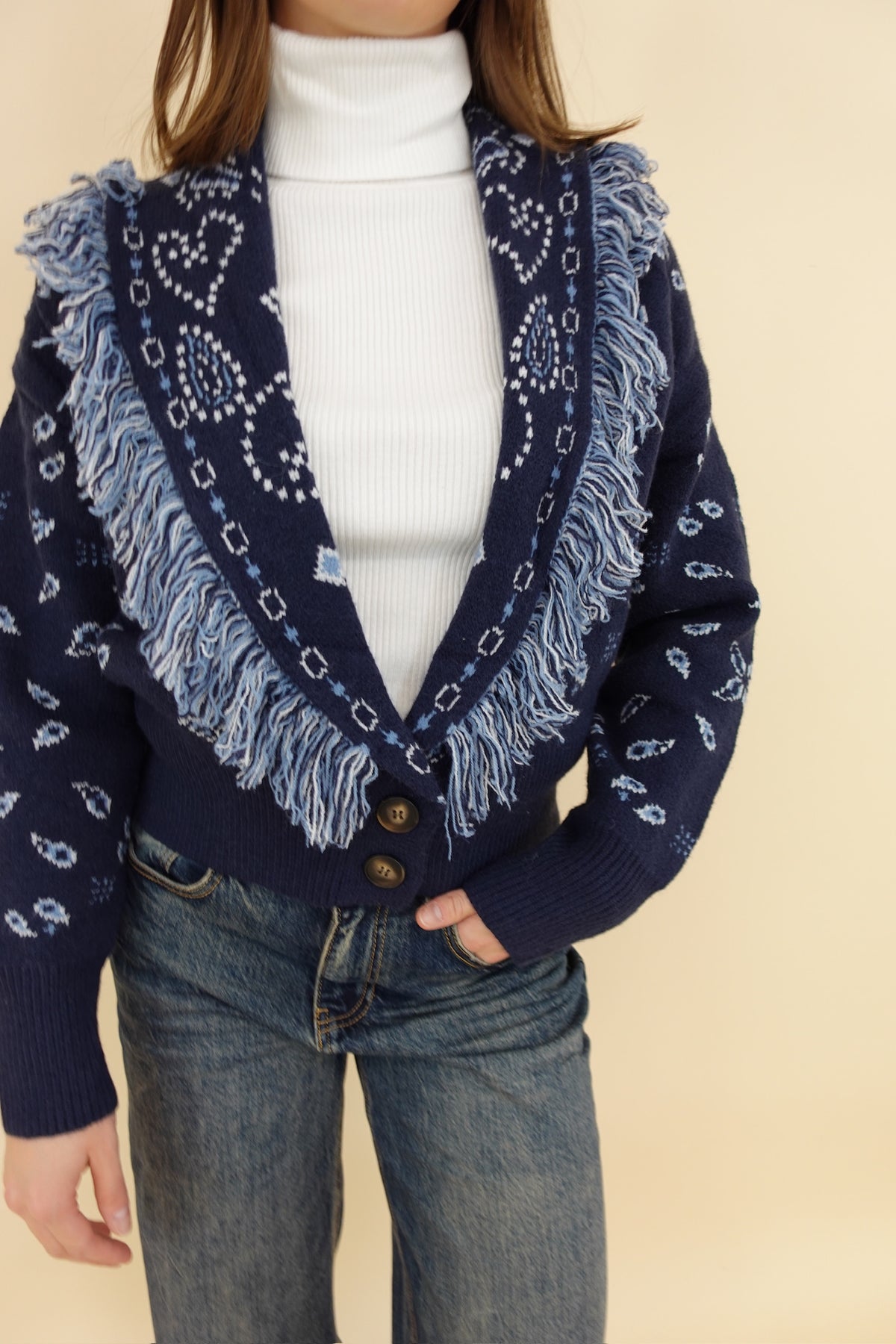 Cardigan Aosta Blu