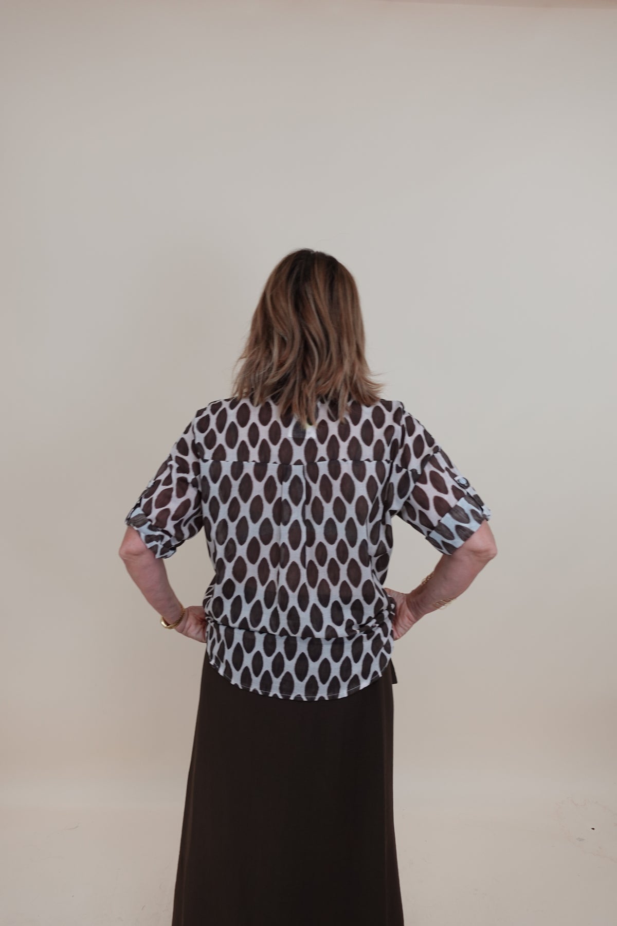 Camicia Annalisa Beige