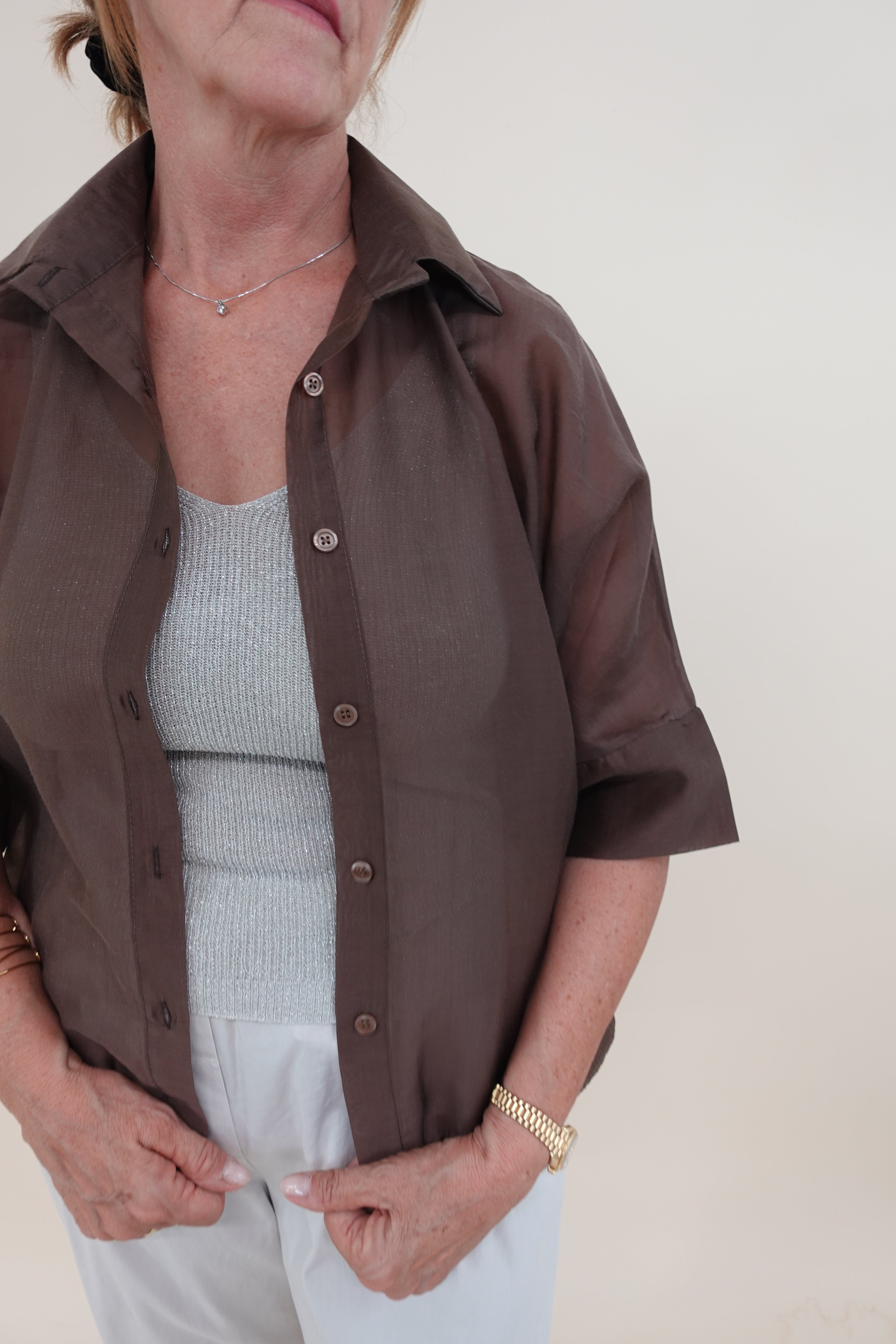 Camicia Forest Marrone