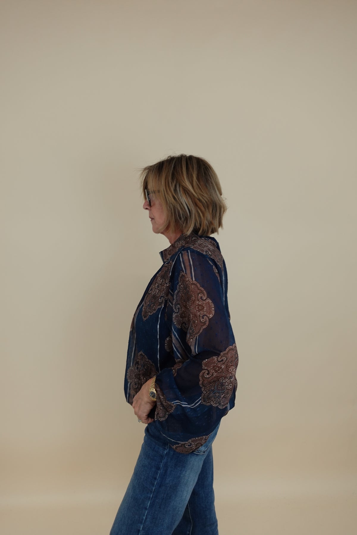 Camicia Oriente Blu