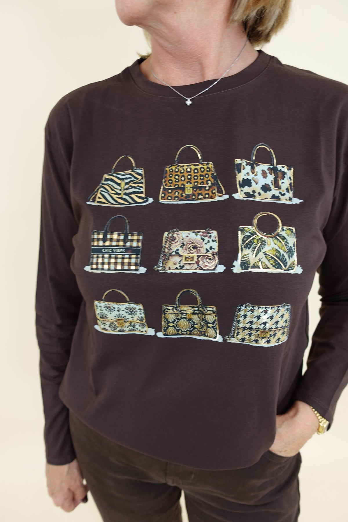 Maglia Long Big Marrone
